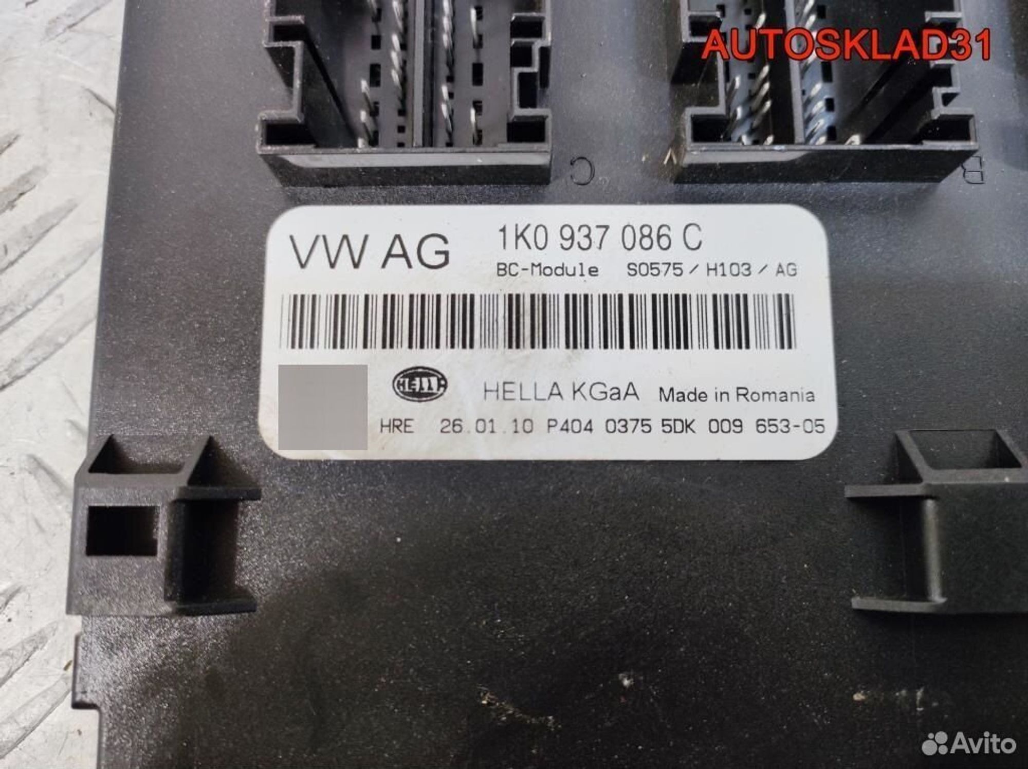 Блок комфорта Volkswagen Golf 6 1K0937086C, 4100 рублей, Дубовое