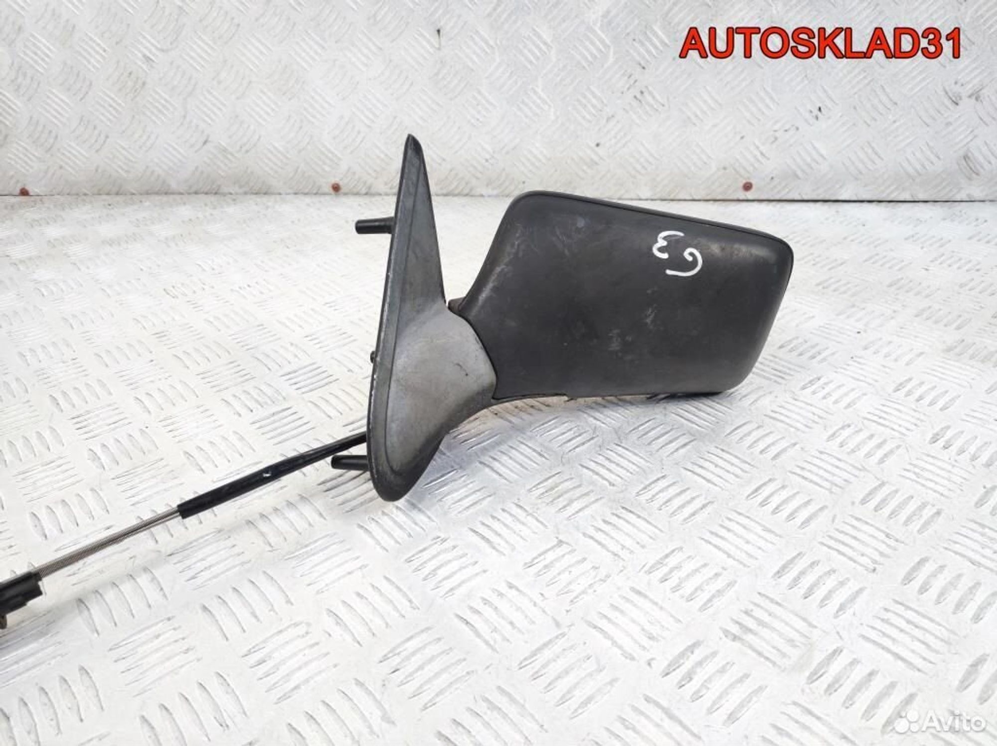 Зеркало левое механическое VW Golf 3 1H1857507, 1700 рублей, Дубовое