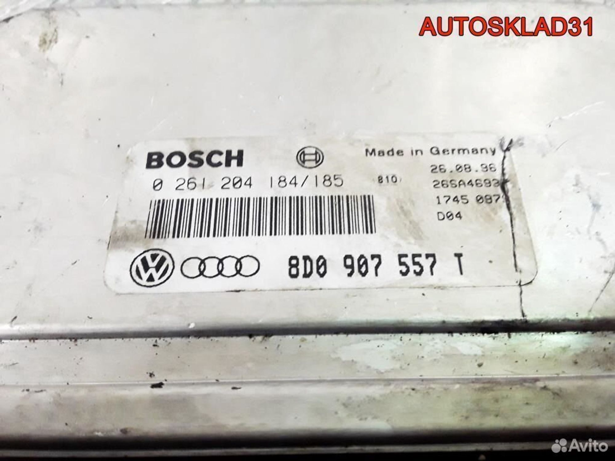 Блок Эбу Audi A4 B5 1.8 турбо AEB 8D0907557T, 3600 рублей, Дубовое