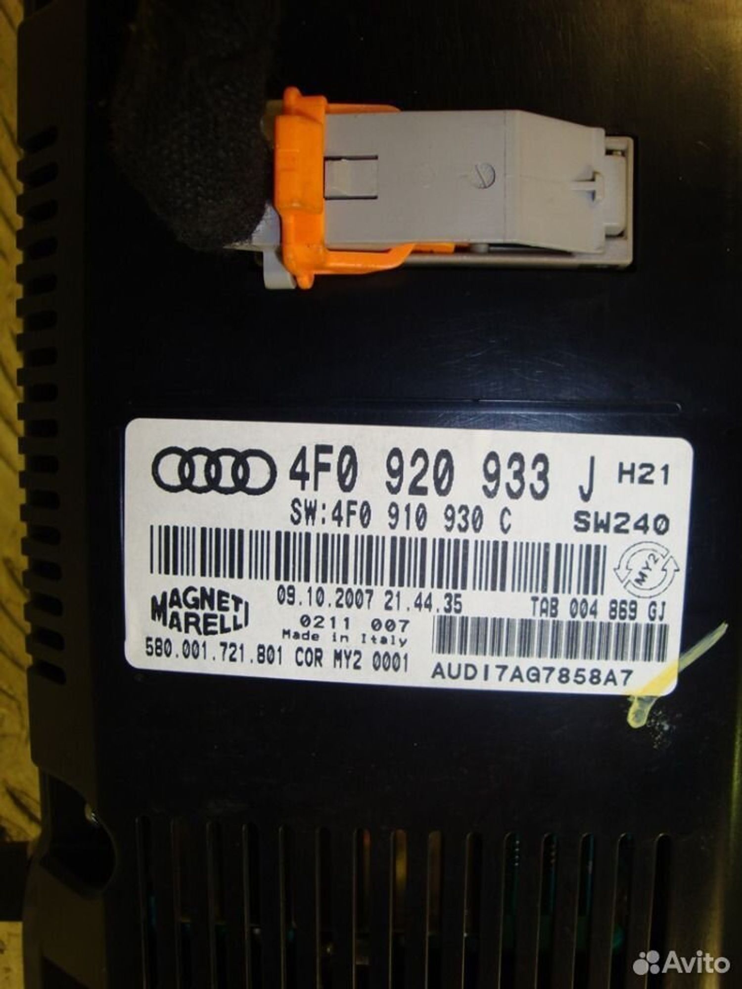 Панель приборов Audi A6 C6 4F0920933J, 7700 рублей, Дубовое