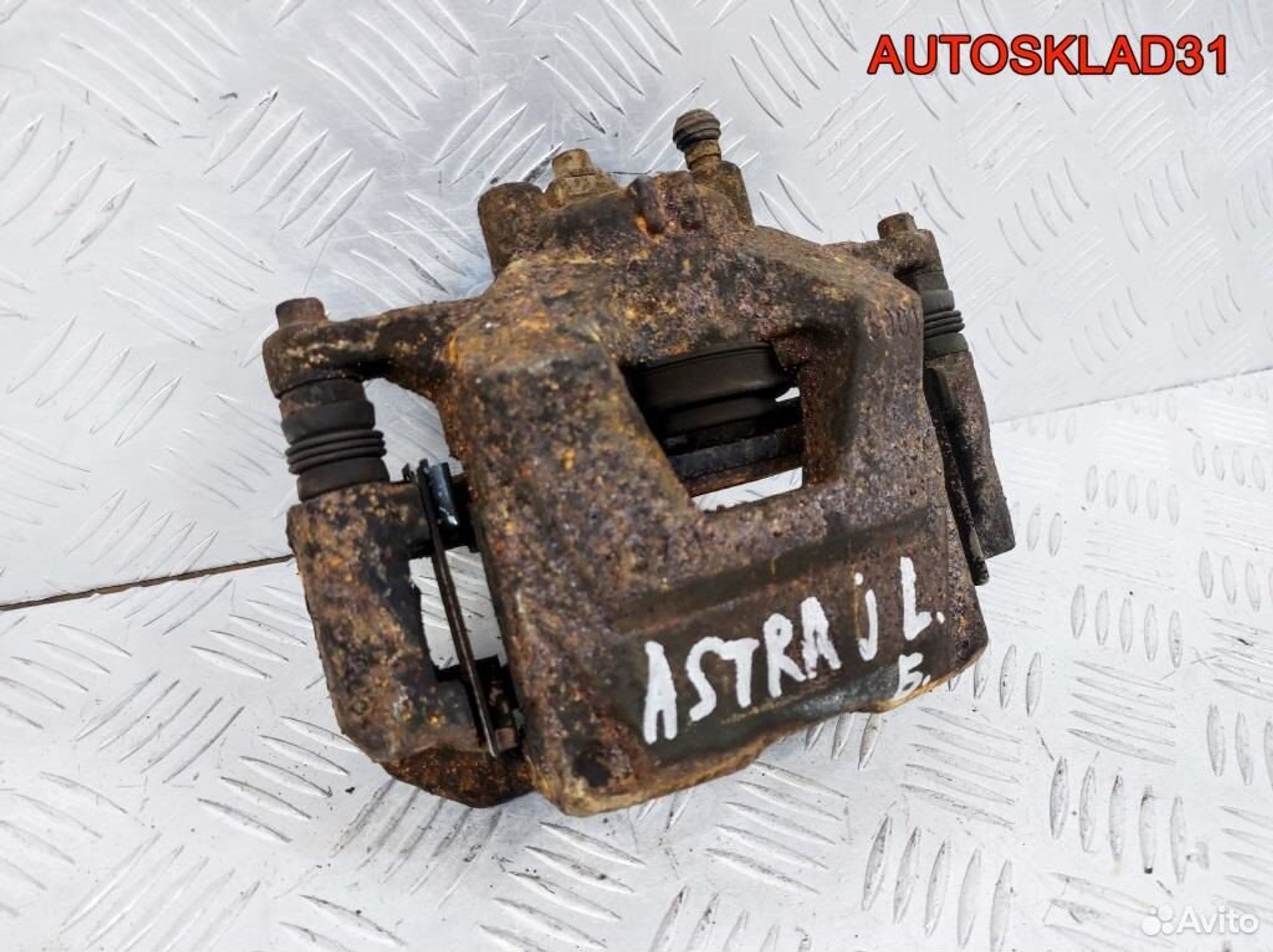 Суппорт тормозной перед левый Opel Astra J Бензин, 2100 рублей, Дубовое