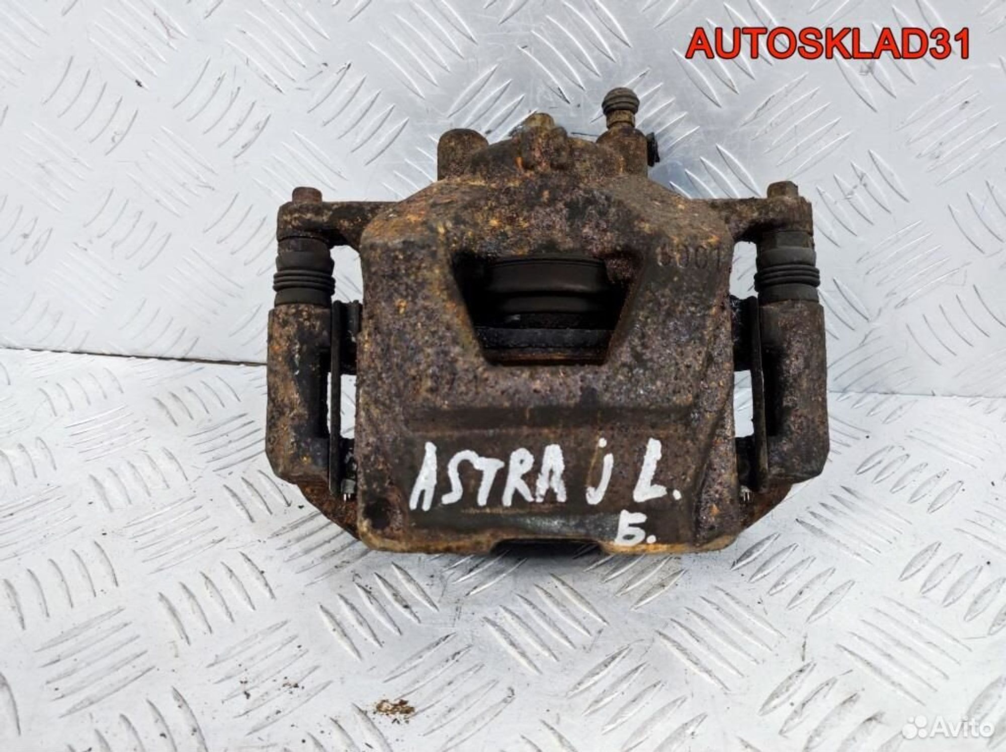 Суппорт тормозной перед левый Opel Astra J Бензин, 2100 рублей, Дубовое