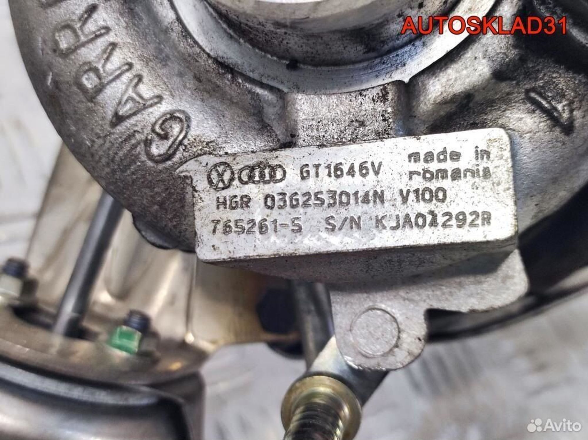 Турбина VW Touran 2.0 BMM 036253014N Дизель, 17300 рублей, Дубовое