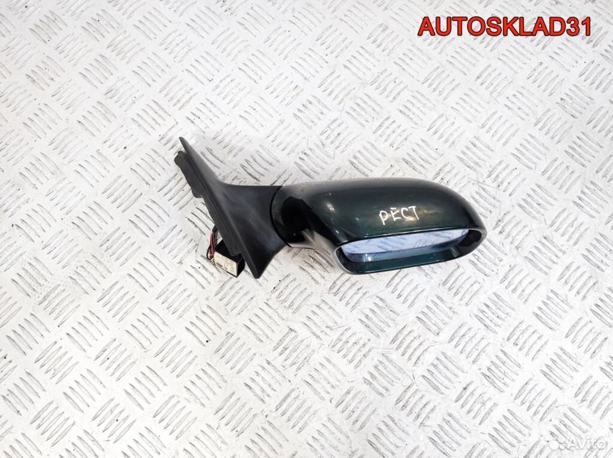 Зеркало правое 5 контактов Audi A6 C5 Переходка, 3600 рублей, Дубовое