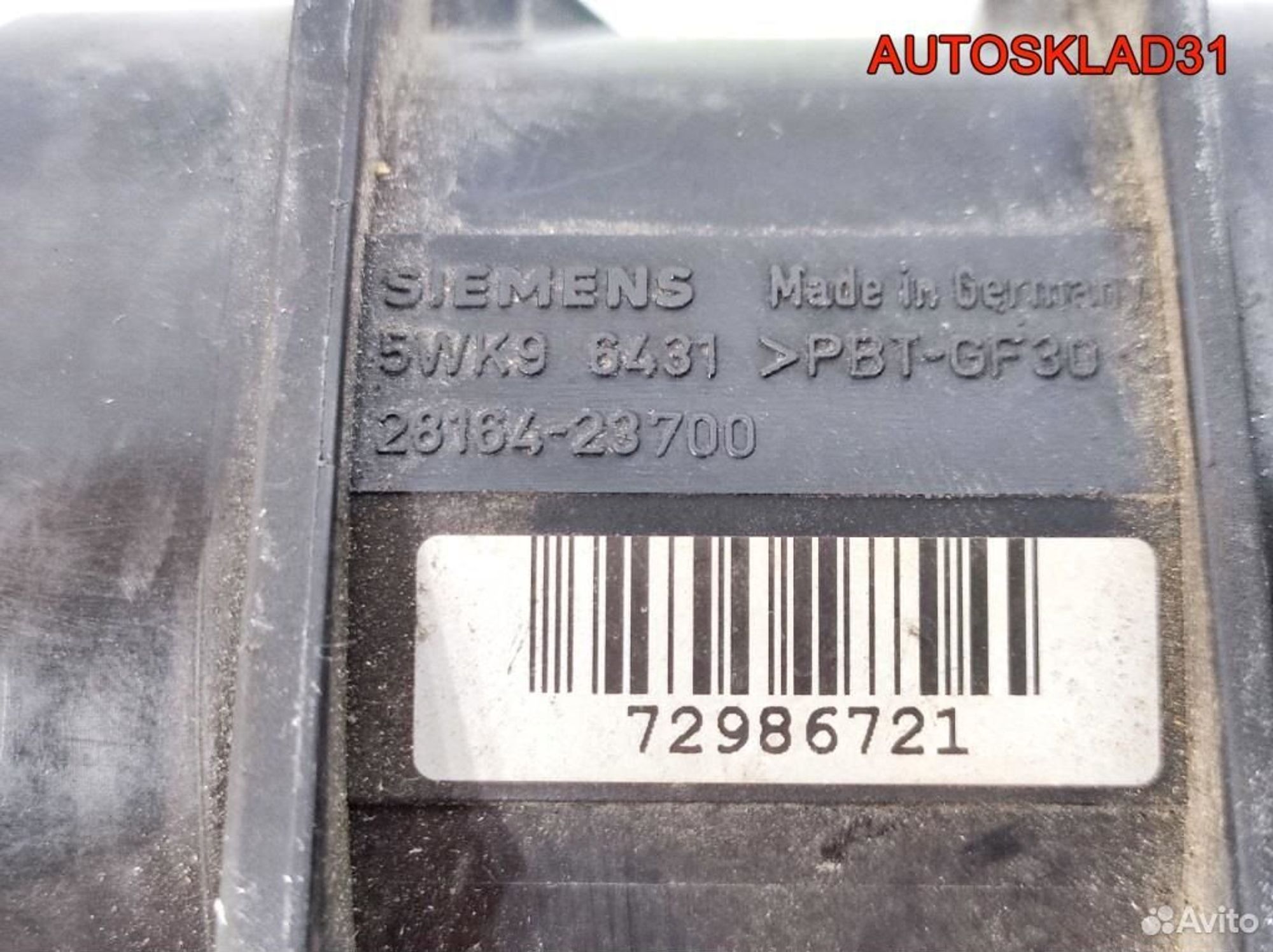 Расходомер воздуха Hyundai Coupe GK 2816423700, 2900 рублей, Дубовое