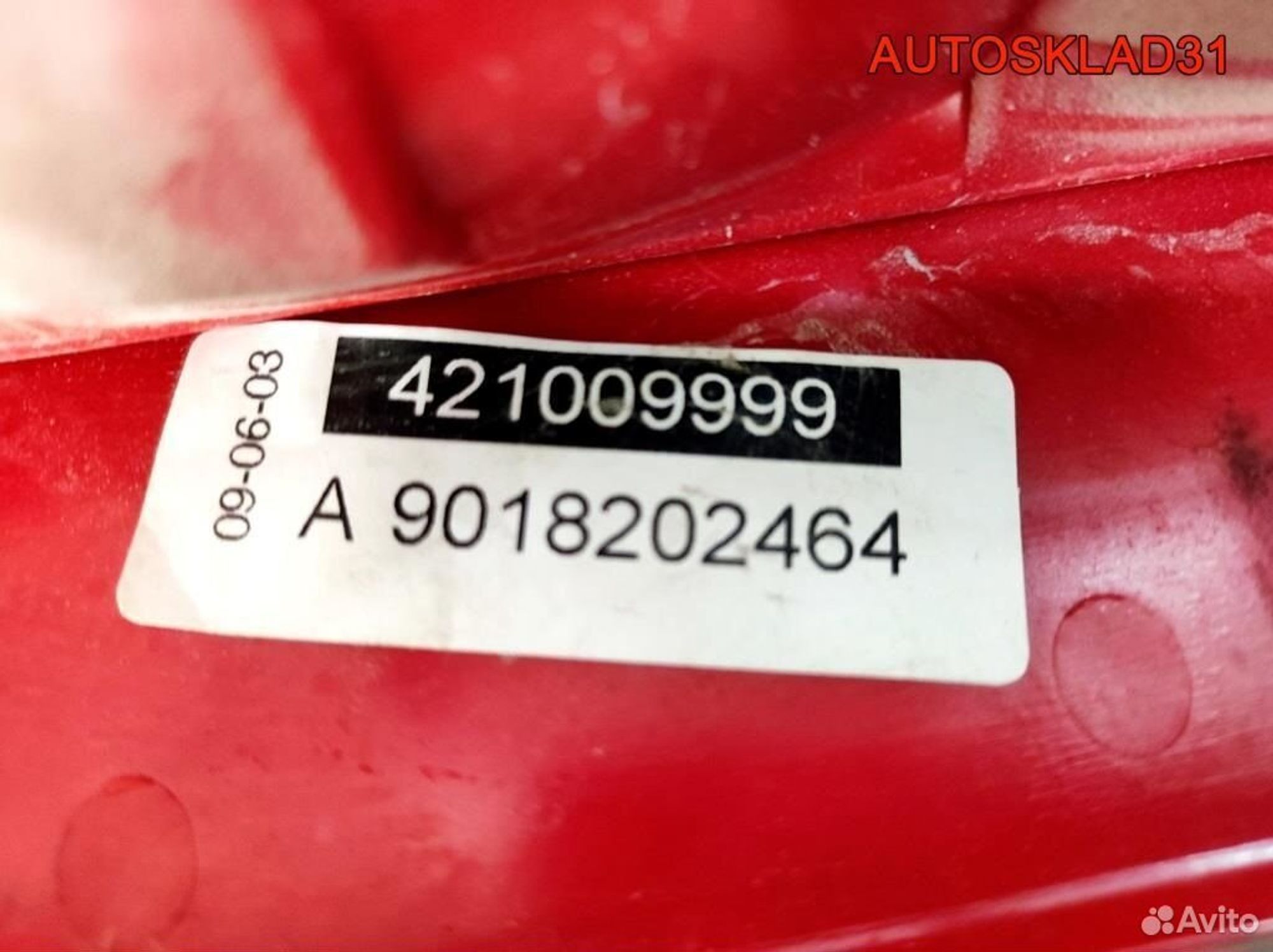 Фонарь задний правый Mercedes Sprinter A9018202464, 3200 рублей, Дубовое