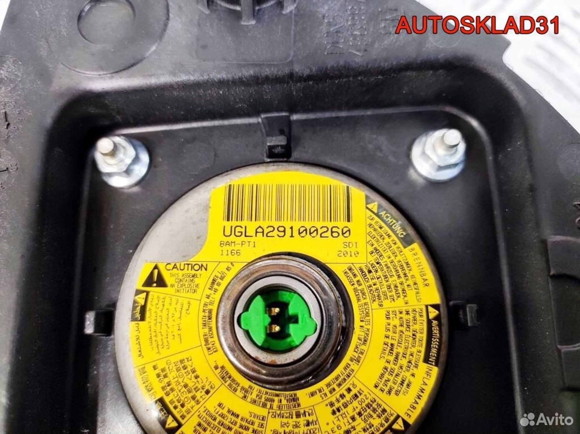 Подушка безопасности в руль Opel Astra H 93862633, 5200 рублей, Дубовое