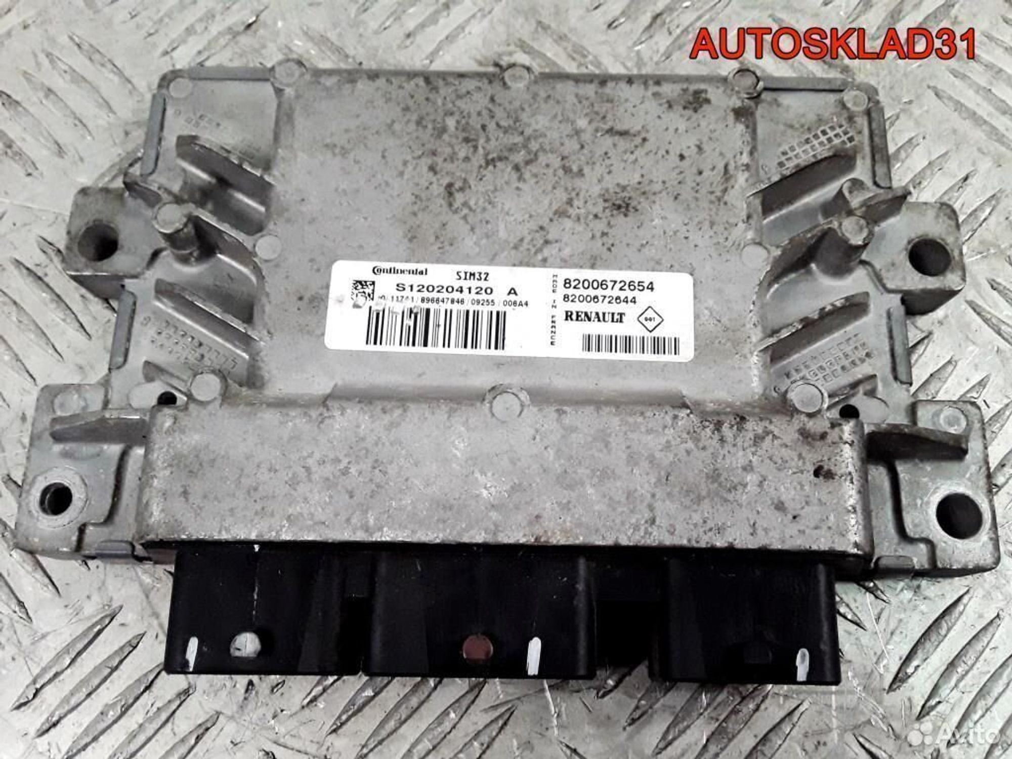 Блок эбу Renault Logan 1.2 16V D4F732 200672654, 7700 рублей, Дубовое