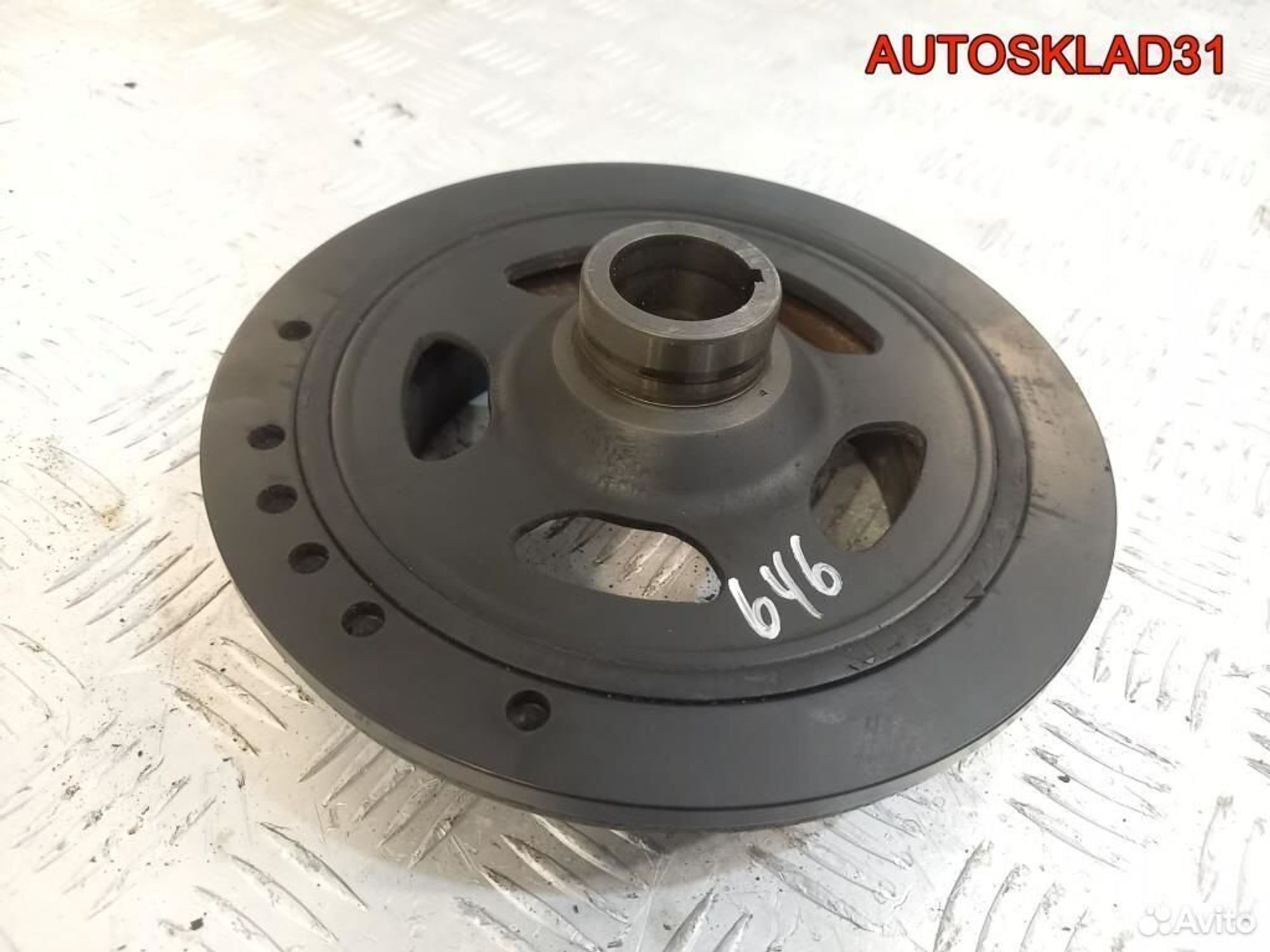 Шкив коленвала Mercedes W203 2.2 646 A6110300203, 3200 рублей, Дубовое