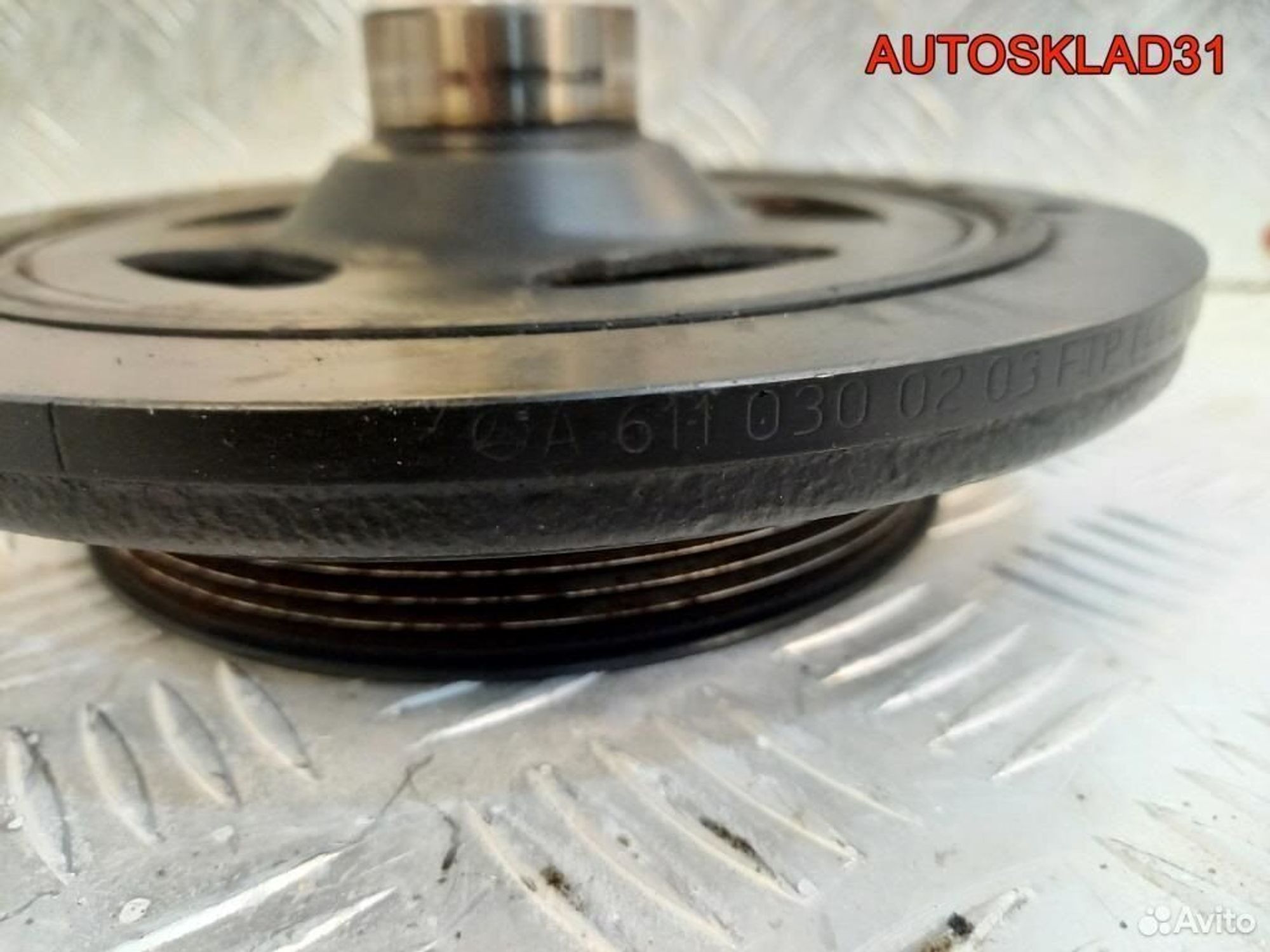 Шкив коленвала Mercedes W203 2.2 646 A6110300203, 3200 рублей, Дубовое