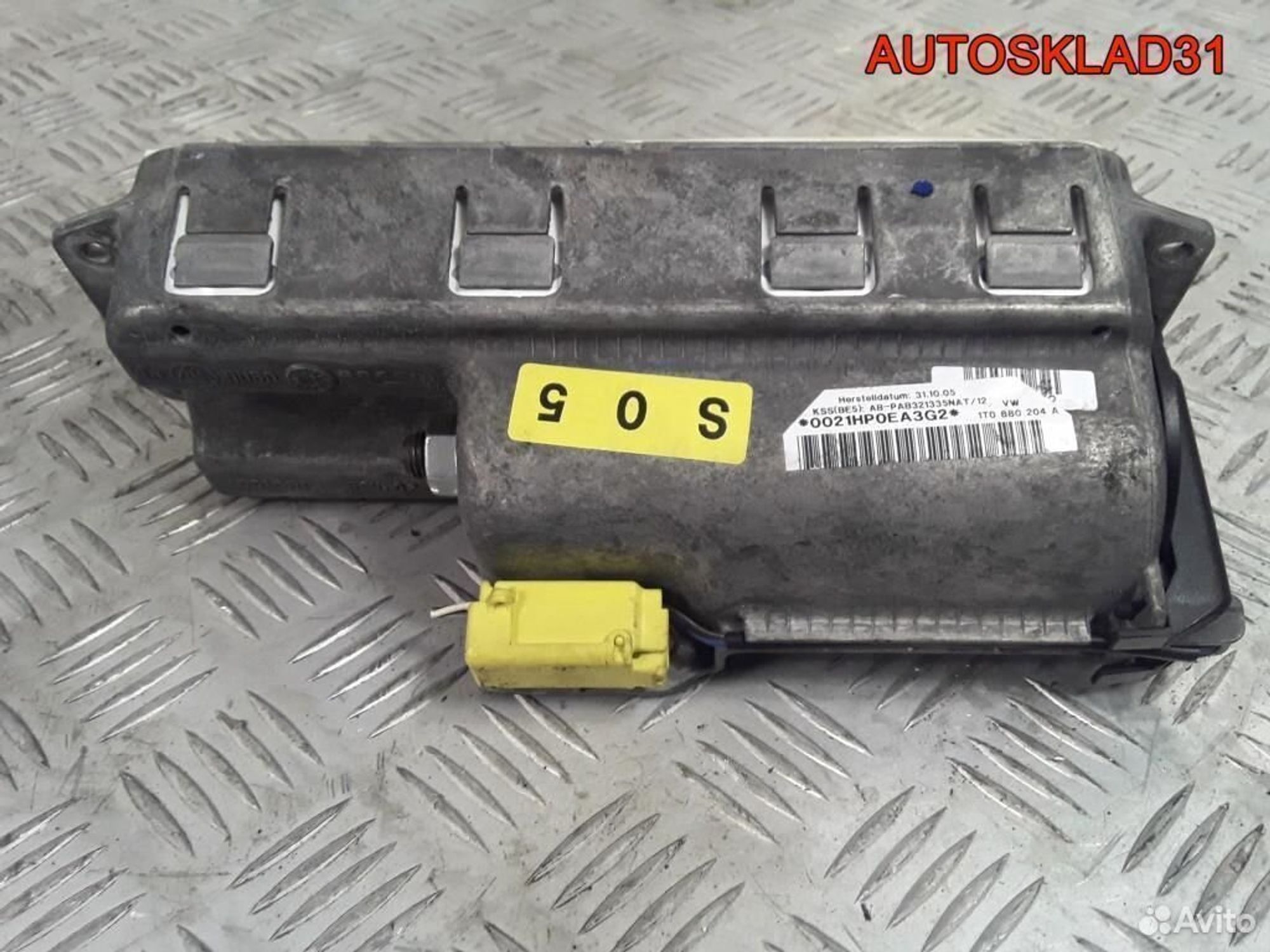 Подушка безопасности пассажирская VW Touran, 2900 рублей, Дубовое