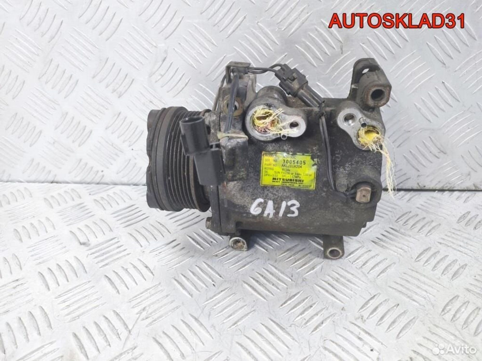 Компрессор кондиционера Mitsubishi Galant EA 6A13, 6200 рублей, Дубовое