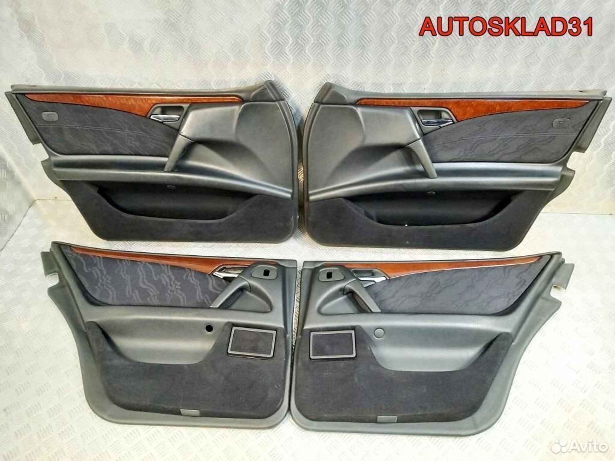 Обшивка дверей Мерседес Бенц В210 A2107200163, 9000 рублей, Дубовое