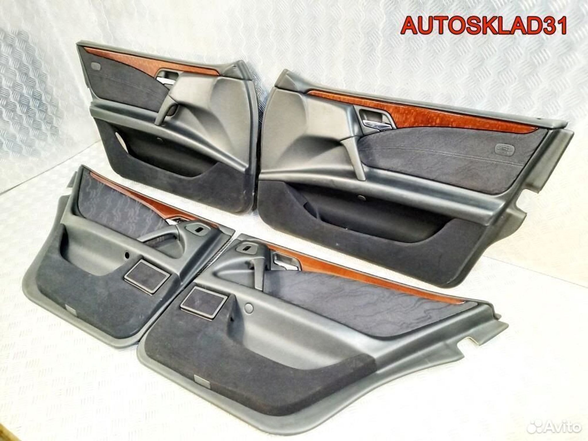 Обшивка дверей Мерседес Бенц В210 A2107200163, 9000 рублей, Дубовое