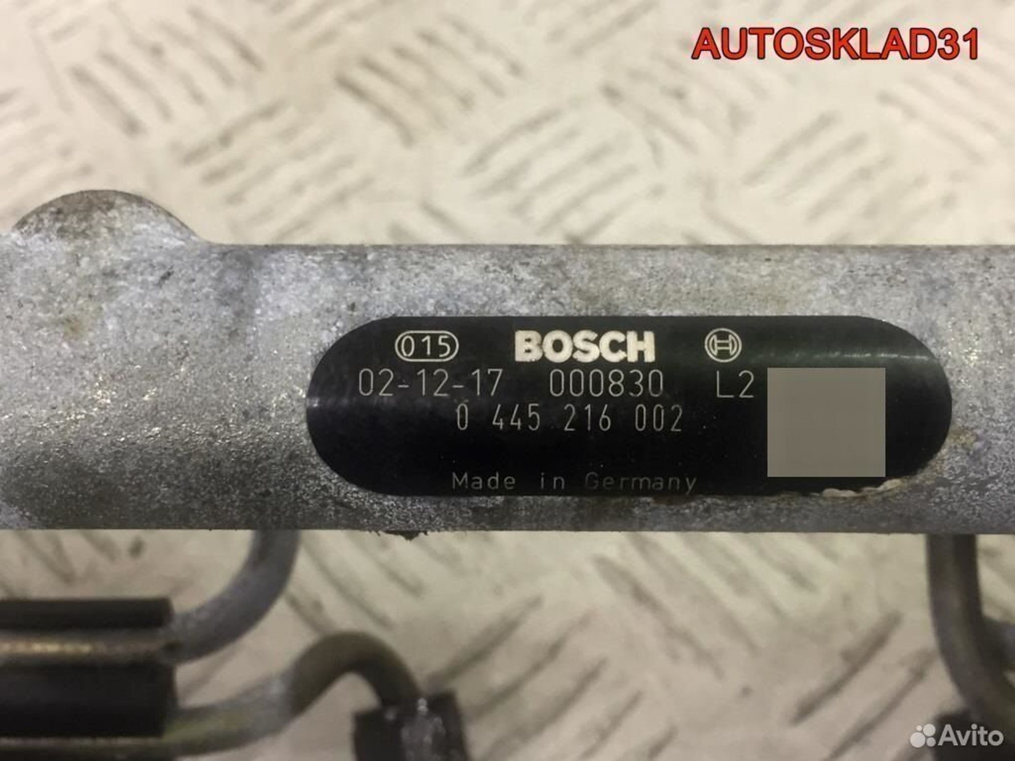 Рейка топливная BMW E39 M57D 0445216002, 2600 рублей, Дубовое