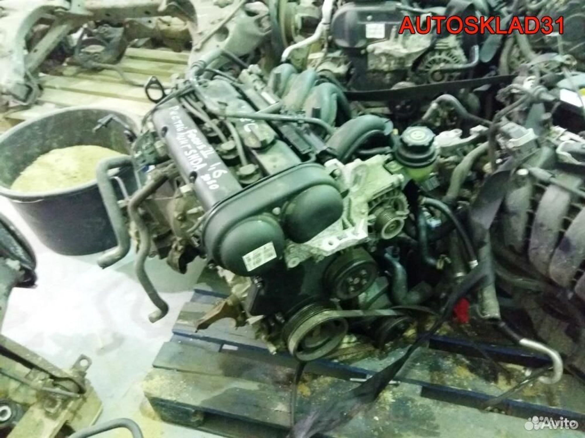 Двигатель SHDA Ford Focus 2 1,6 Бензин Цена за СТОЛБИК, 80000 рублей, Дубовое