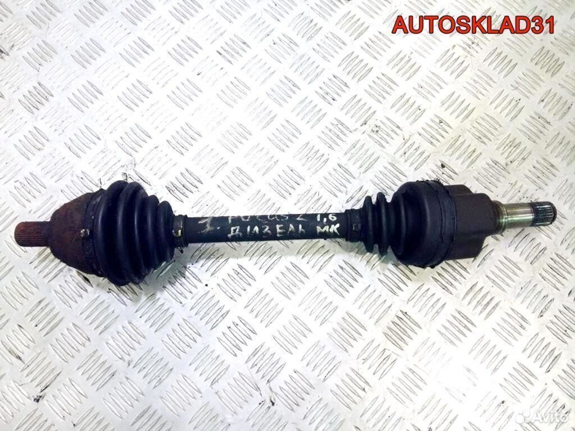 Привод передний левый Ford Focus 2 1.6 Дизель МКПП, 5700 рублей, Дубовое