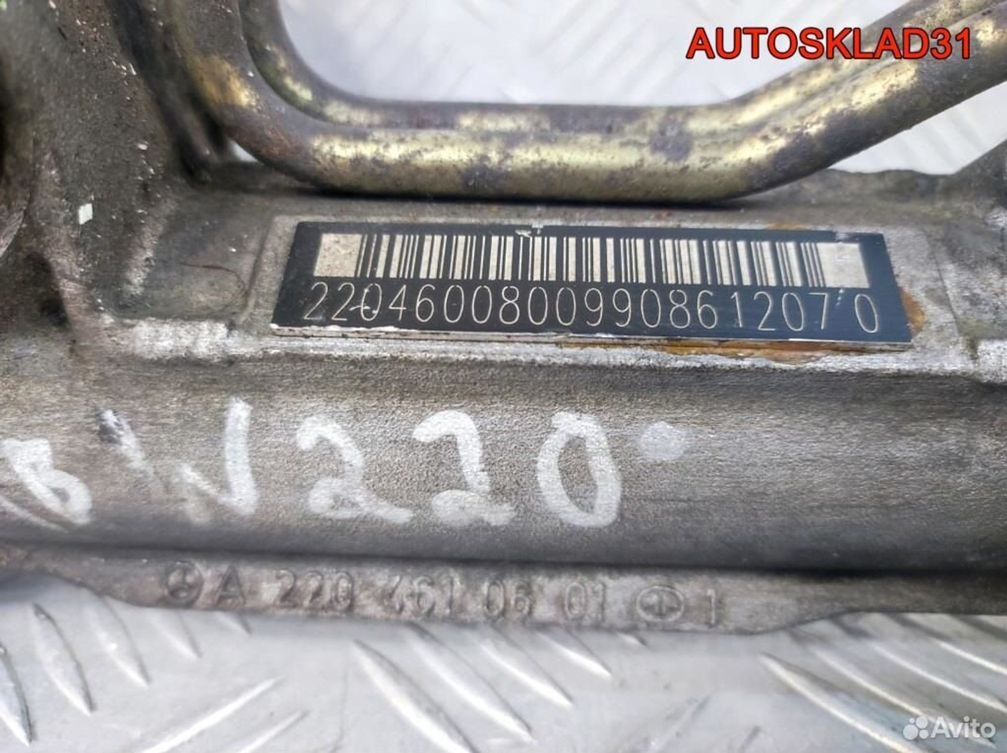 Рулевая рейка Mercedes Benz W220 A2204600800, 12600 рублей, Дубовое