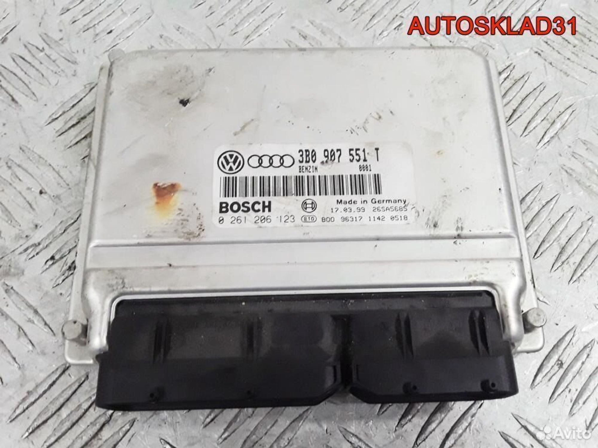 Блок эбу Audi A6 C5 2.8 AQD 3B0907551T, 2900 рублей, Дубовое