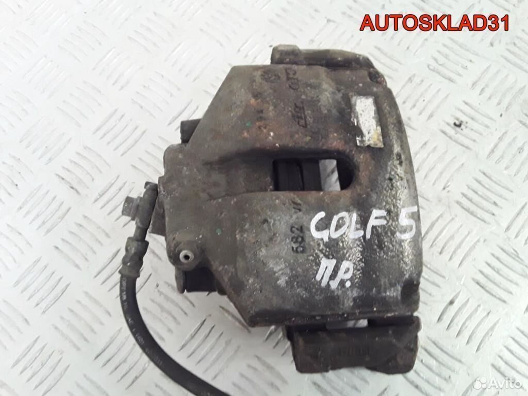 Суппорт тормозной передний правый VW Golf Plus, 3200 рублей, Дубовое