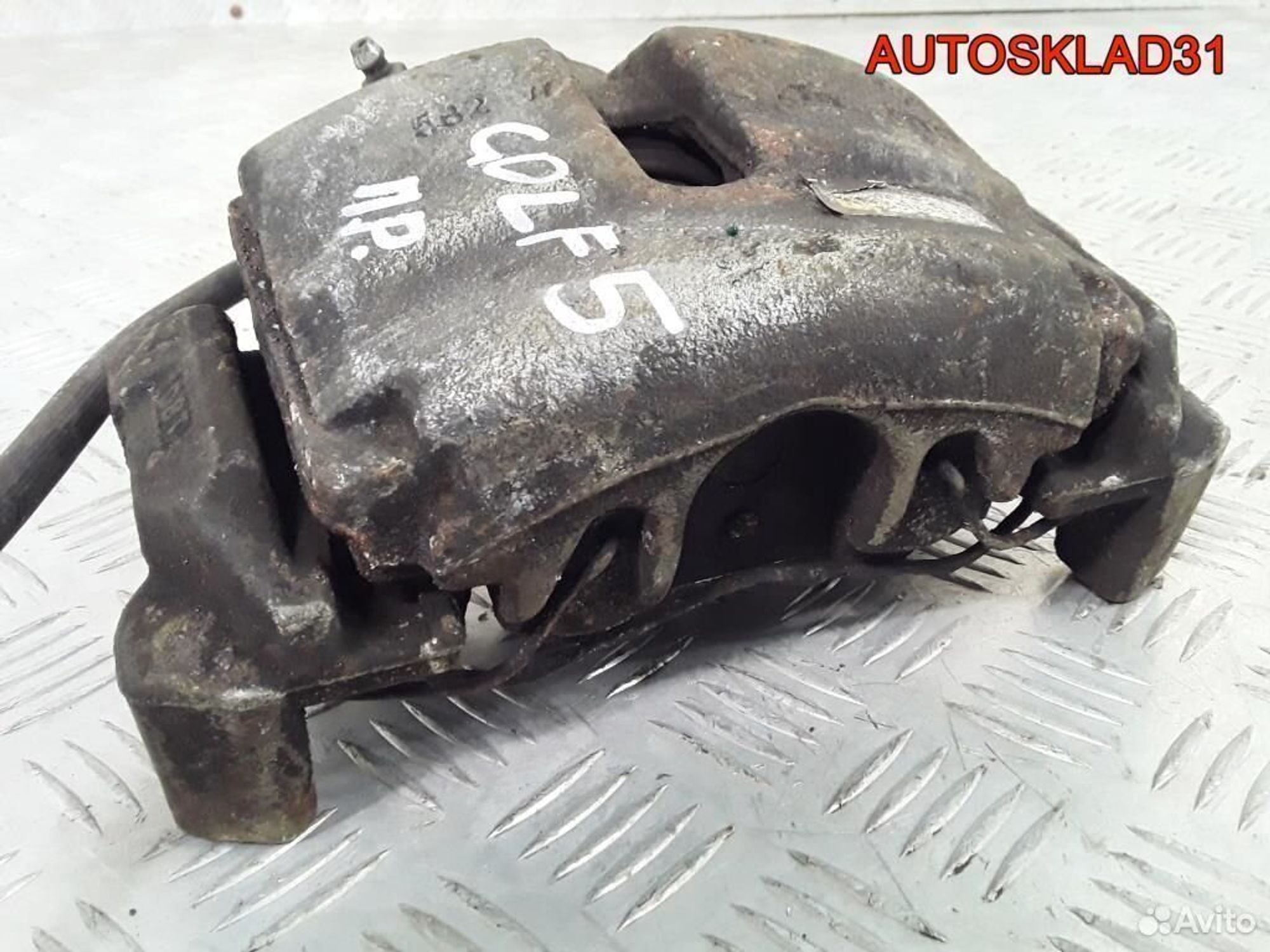 Суппорт тормозной передний правый VW Golf Plus, 3200 рублей, Дубовое