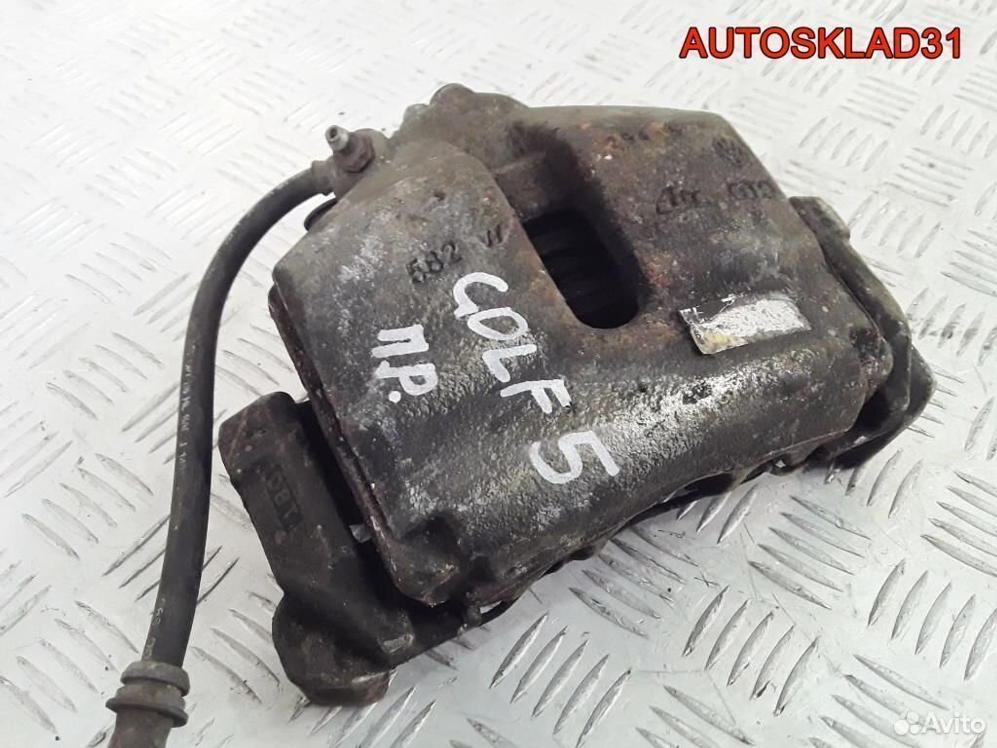 Суппорт тормозной передний правый VW Golf Plus, 3200 рублей, Дубовое