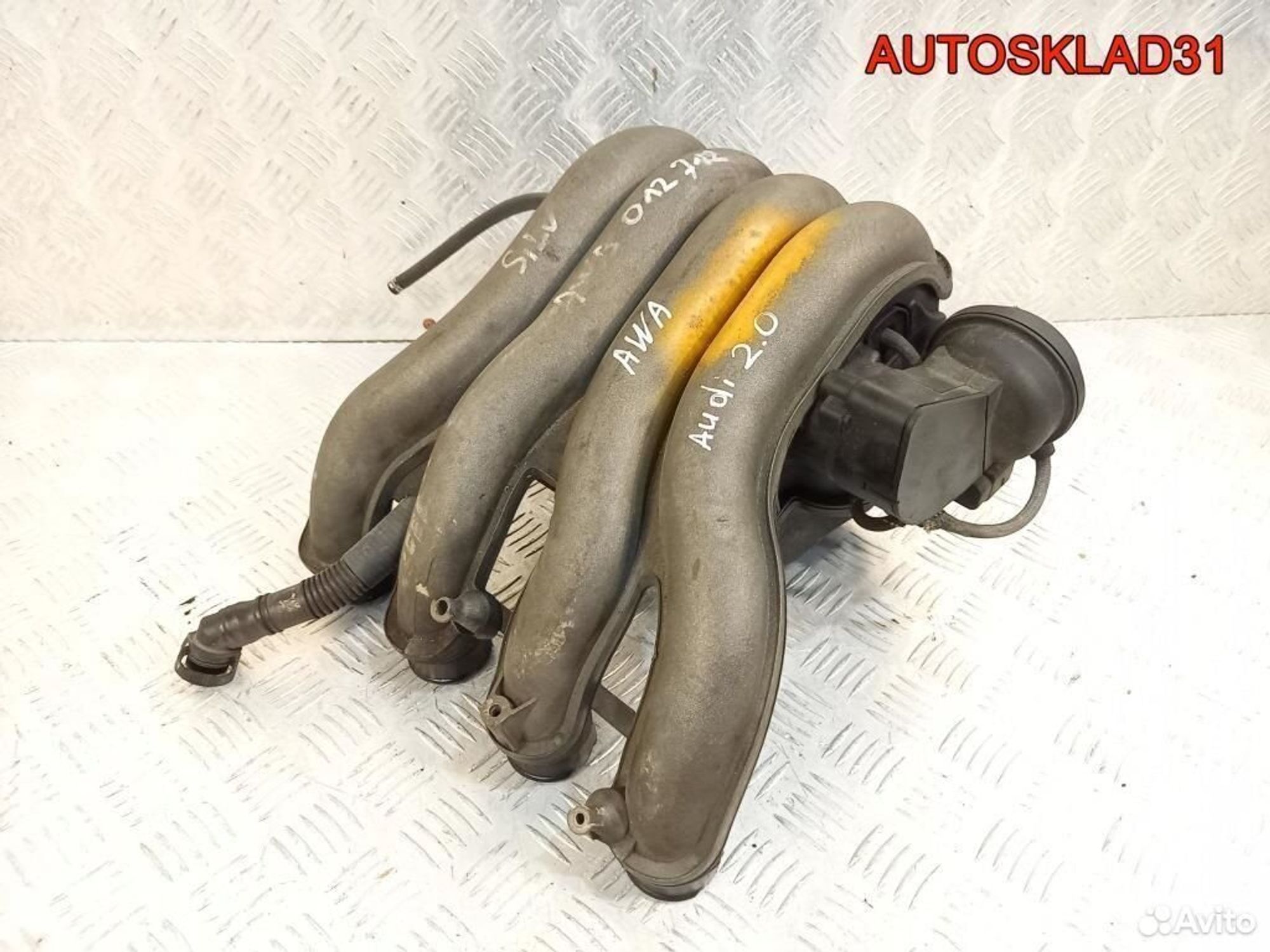 Коллектор впускной Audi A4 B6 2.0 AWA 06D133210D, 1700 рублей, Дубовое