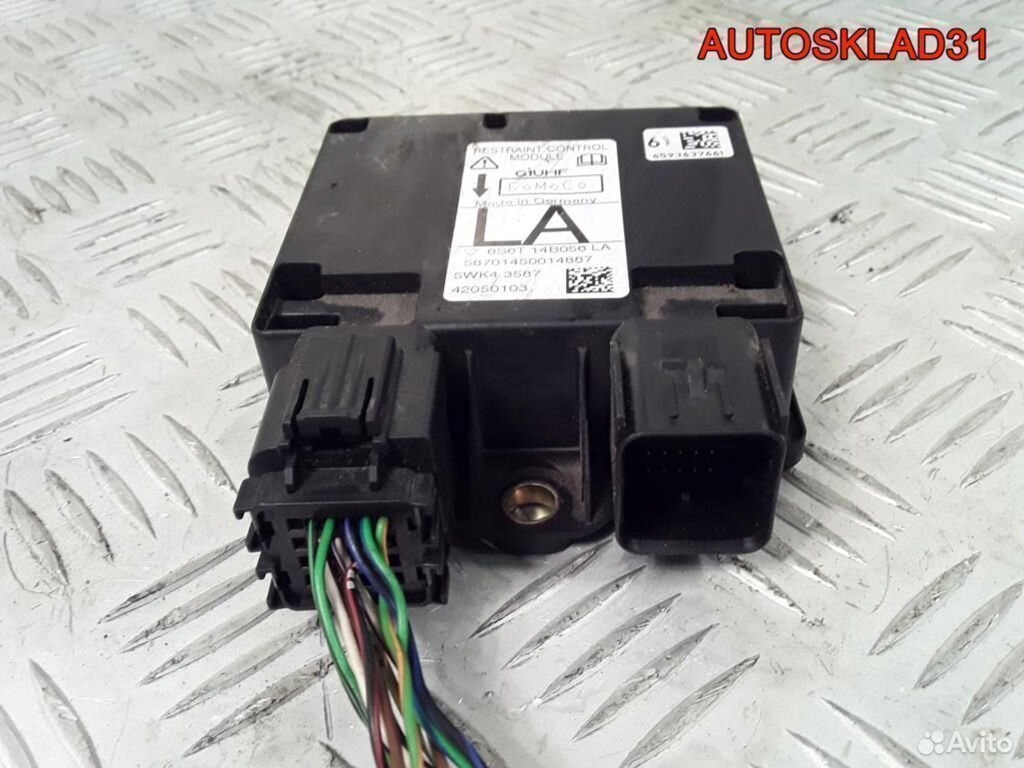 Блок управления Аирбаг Ford Fiesta 6s6t14b056la, 600 рублей, Дубовое