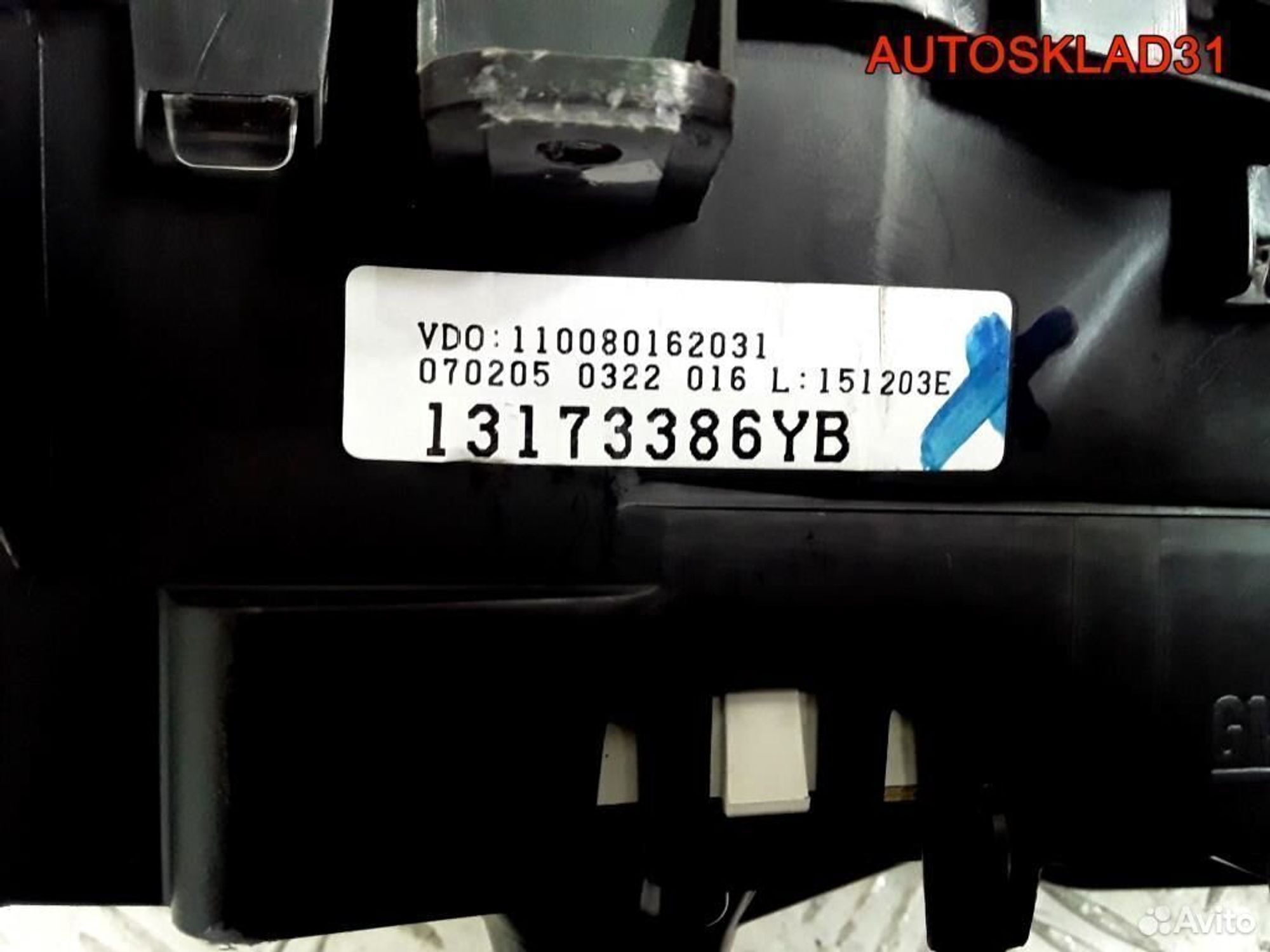 Панель приборов Opel Meriva Z16XE 13173386, 2500 рублей, Дубовое