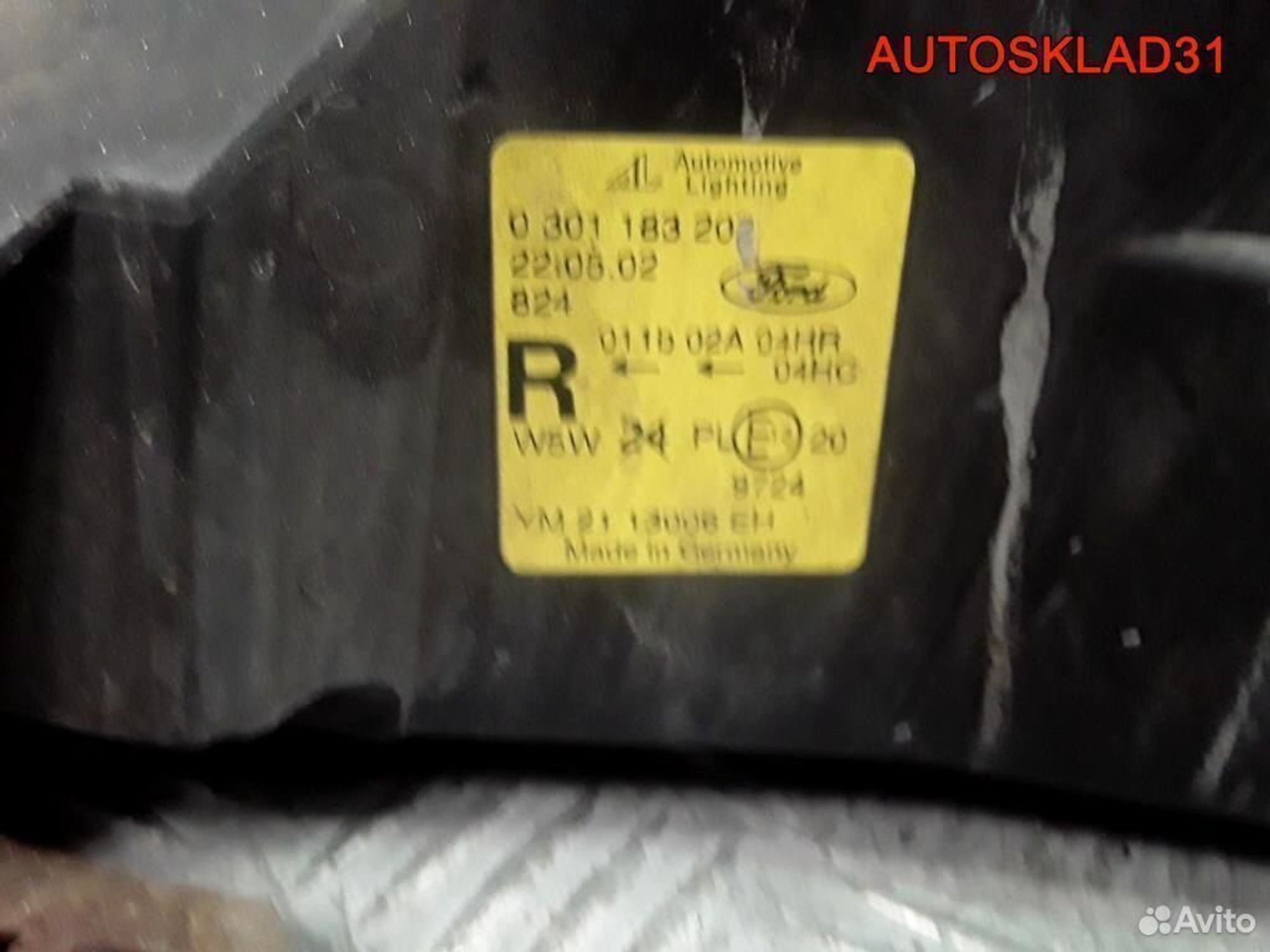 Фара правая Ford Galaxy 0301183202, 4500 рублей, Дубовое