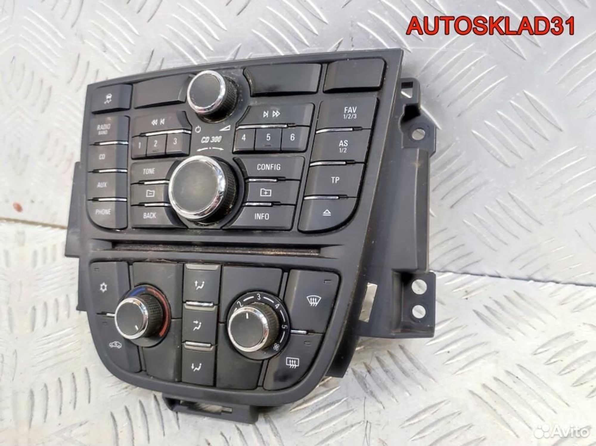 Блок управления магнитолой Opel Astra J 13346049, 5200 рублей, Дубовое