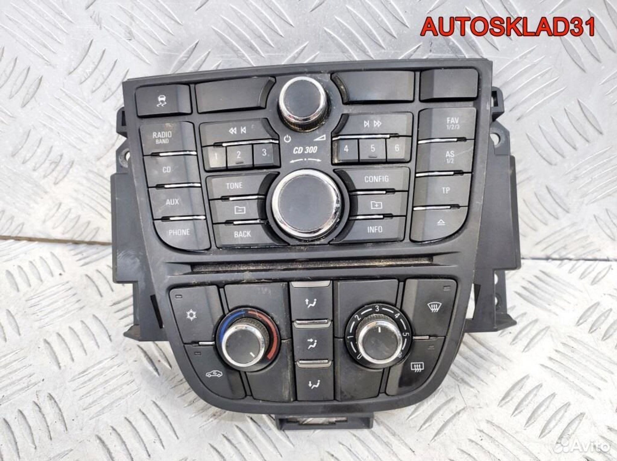 Блок управления магнитолой Opel Astra J 13346049, 5200 рублей, Дубовое