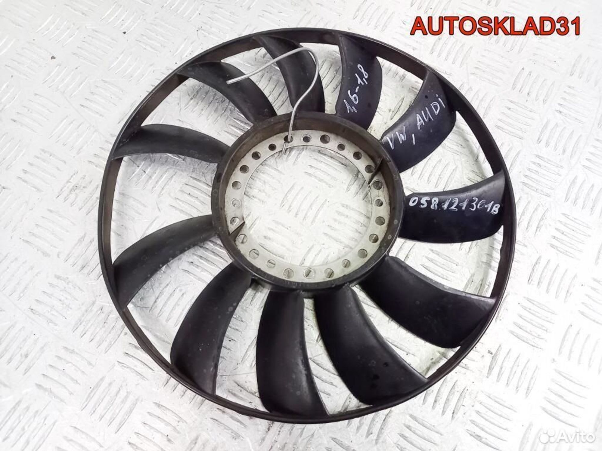 Крыльчатка Фольксваген Пассат Б5+ 058121301B, 1700 рублей, Дубовое