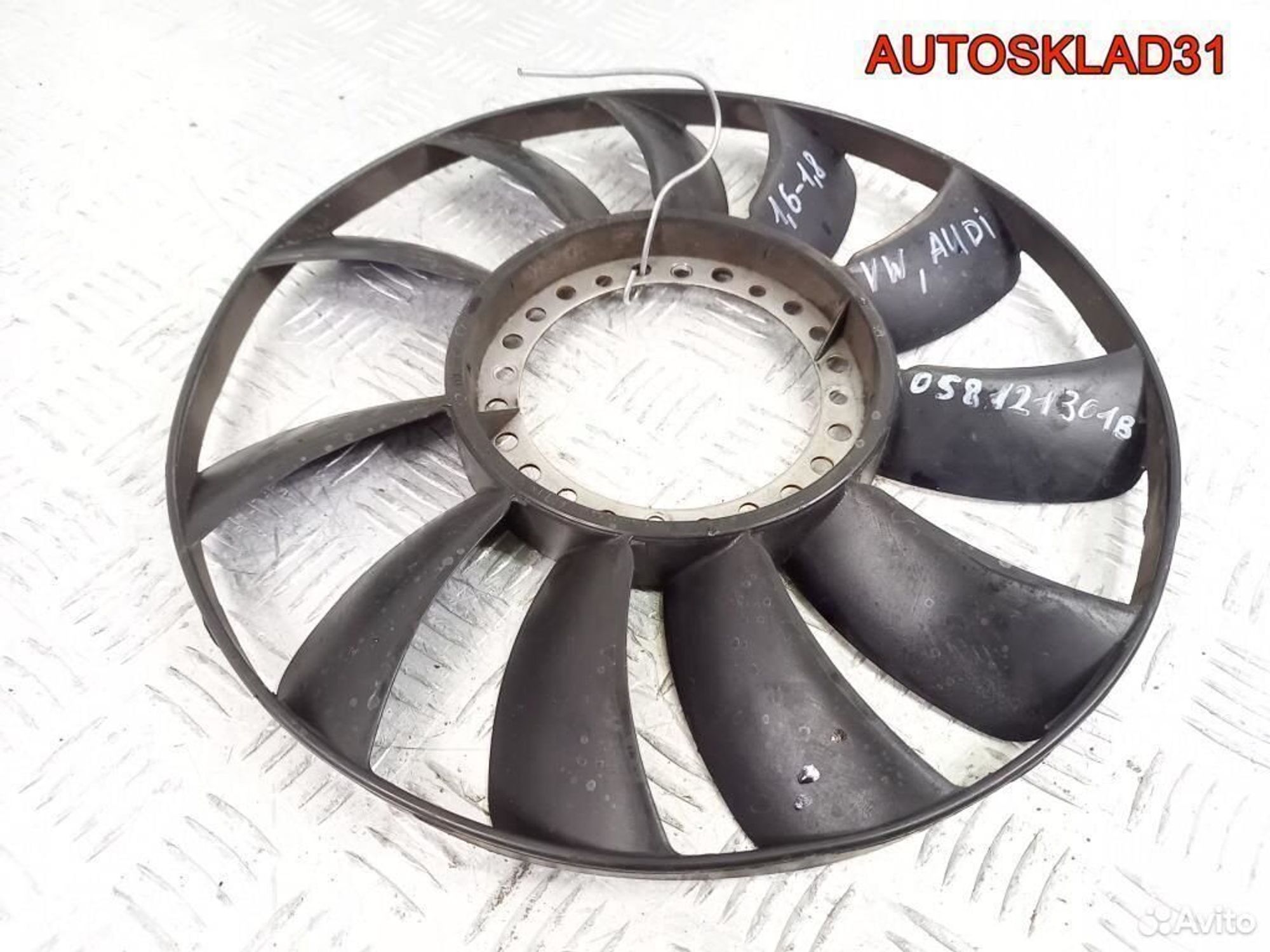 Крыльчатка Фольксваген Пассат Б5+ 058121301B, 1700 рублей, Дубовое