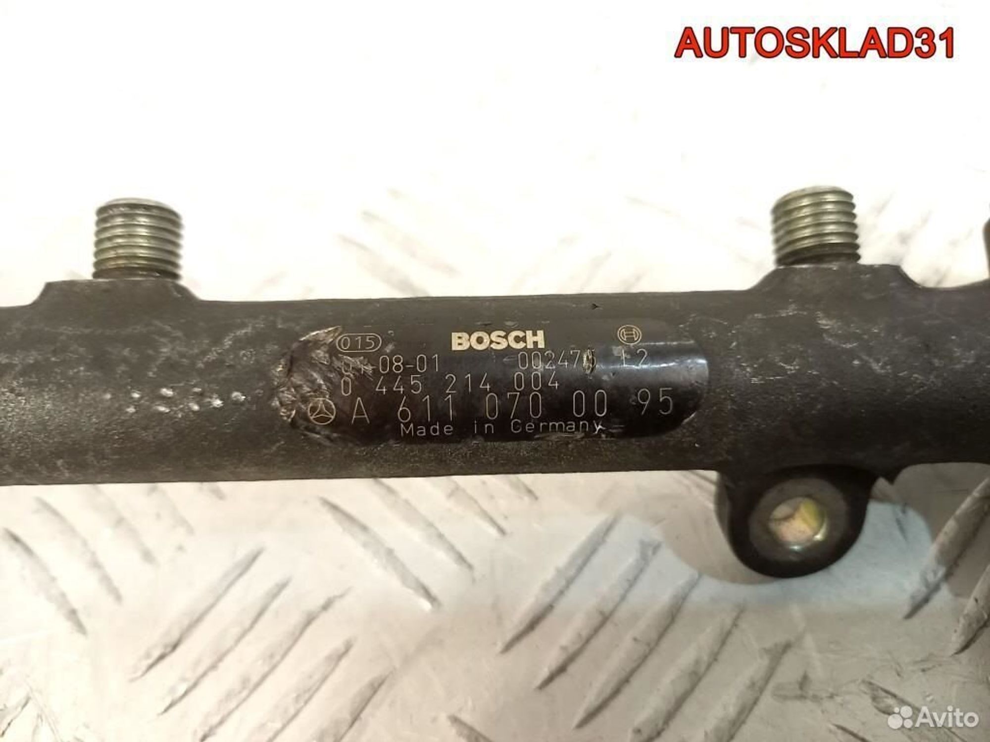 Рейка топливная Mercedes Benz W203 A6110700095, 900 рублей, Дубовое