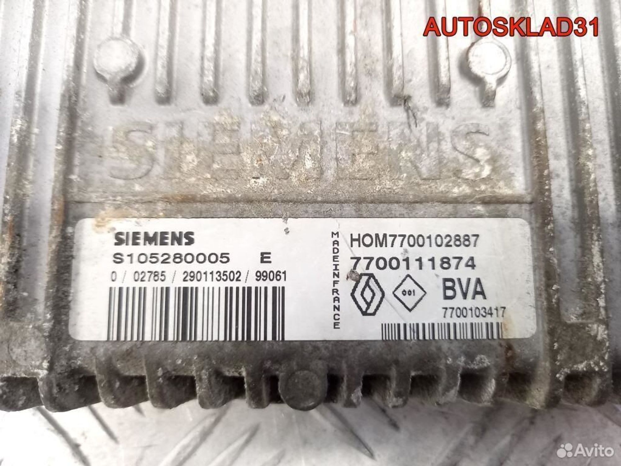 Блок управления АКПП Renault Clio 7700111874, 4600 рублей, Дубовое