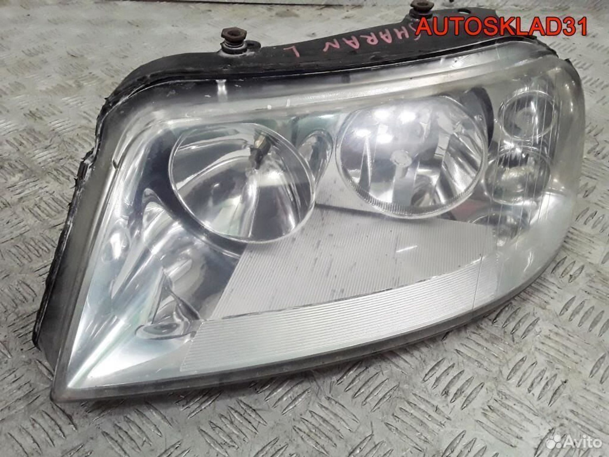 Фара левая Volkswagen Sharan 7M3941015AB, 5400 рублей, Дубовое