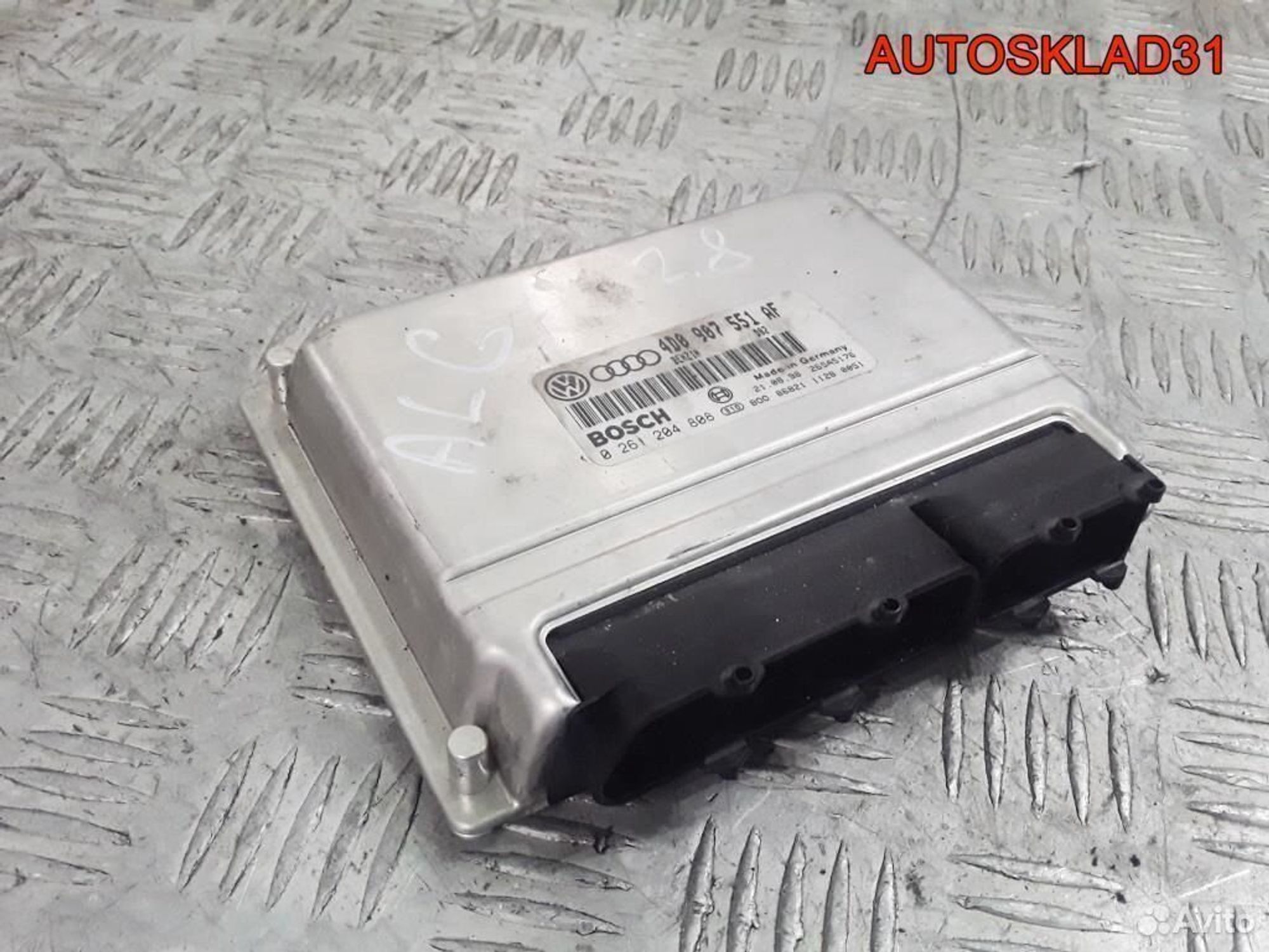 Блок эбу Audi A6 C5 2.8 ALG 4D0907551AF Бензин, 4100 рублей, Дубовое