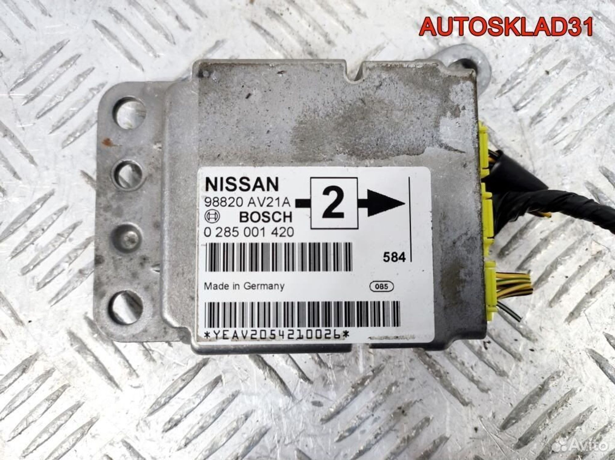 Блок управления AIR BAG Nissan Primera 98820AV200, 1100 рублей, Дубовое