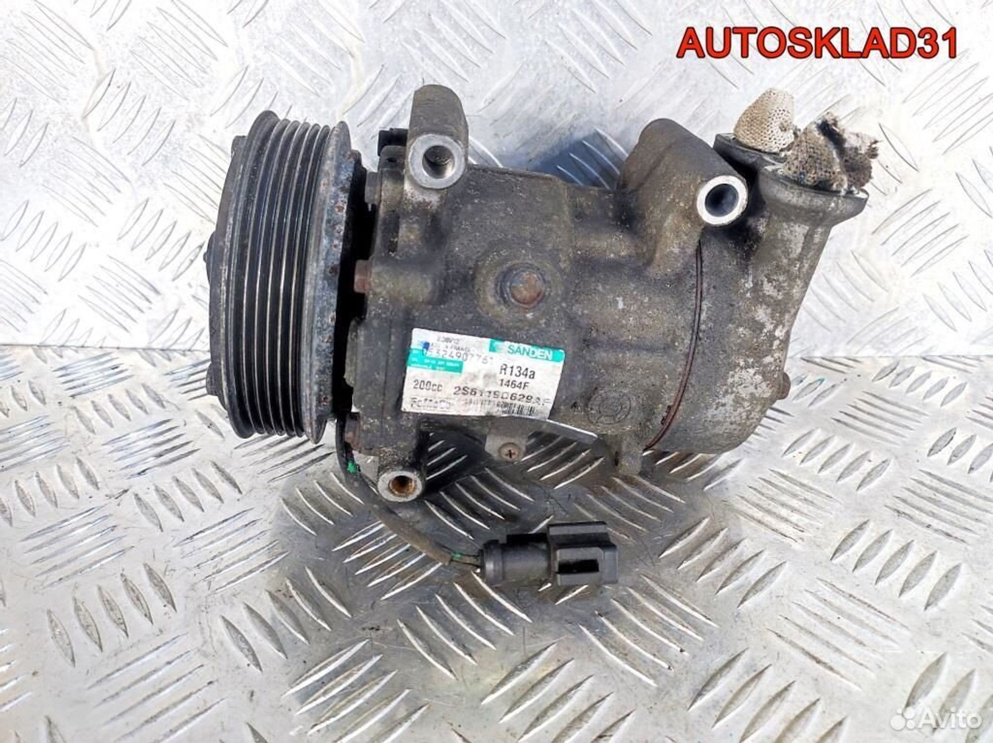Компрессор кондиционера Ford Fusion 2S6119D629AF, 3000 рублей, Дубовое