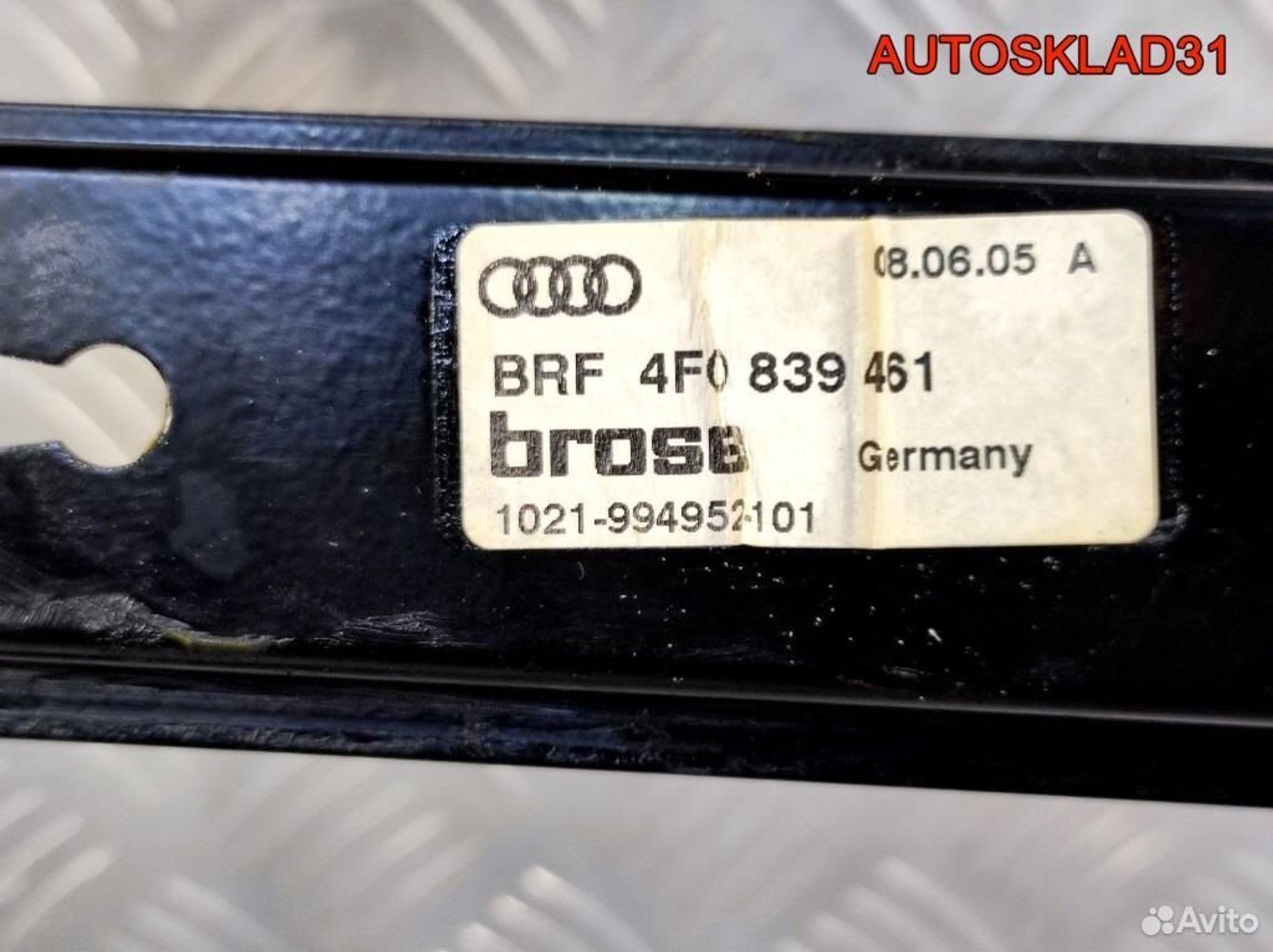 Стеклоподъемник эл. задний левый Audi A6 C6 Combi, 2300 рублей, Дубовое