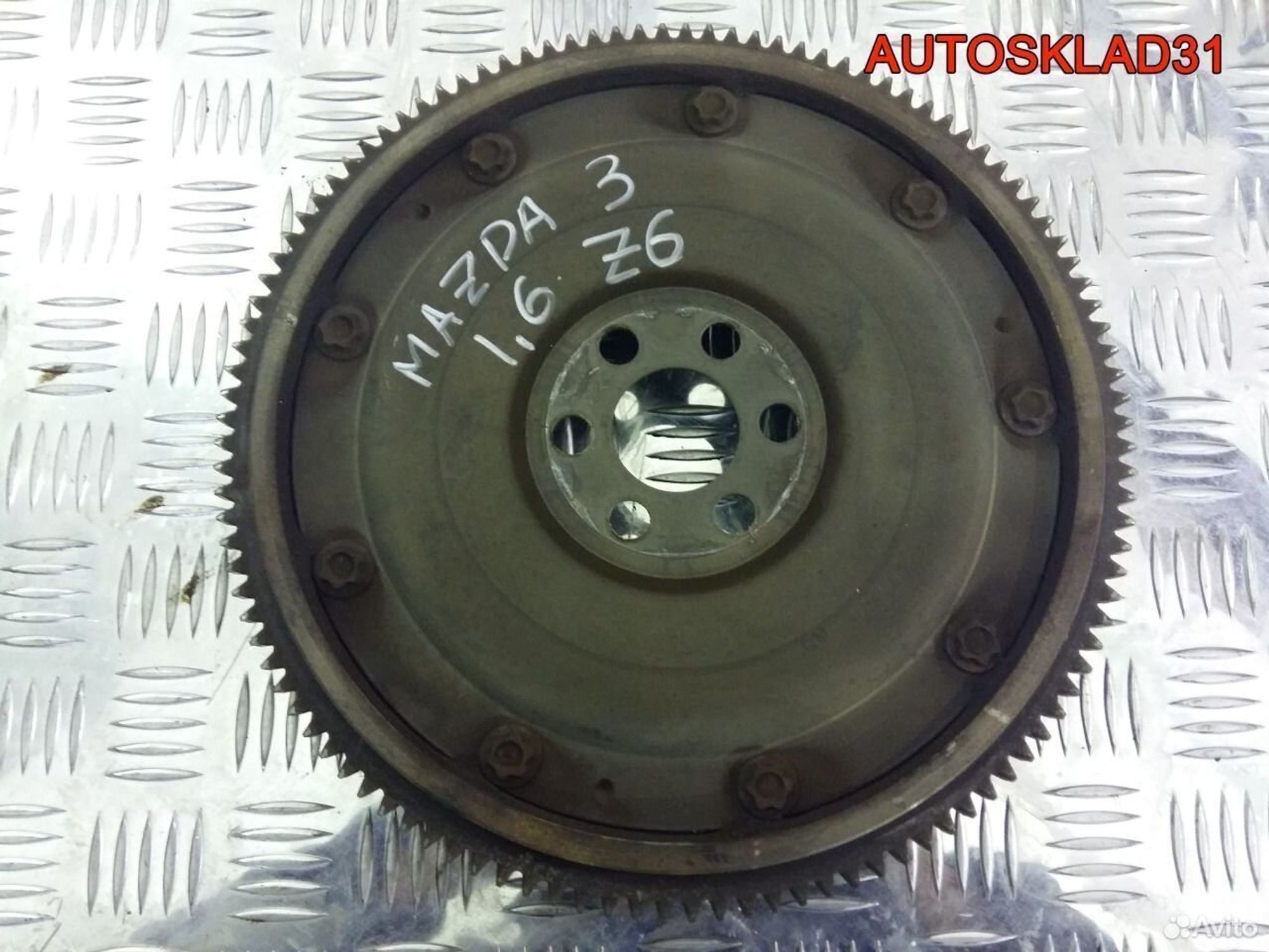 Маховик Mazda 3 BK бензин 1,6 Z6 МКПП, 900 рублей, Дубовое