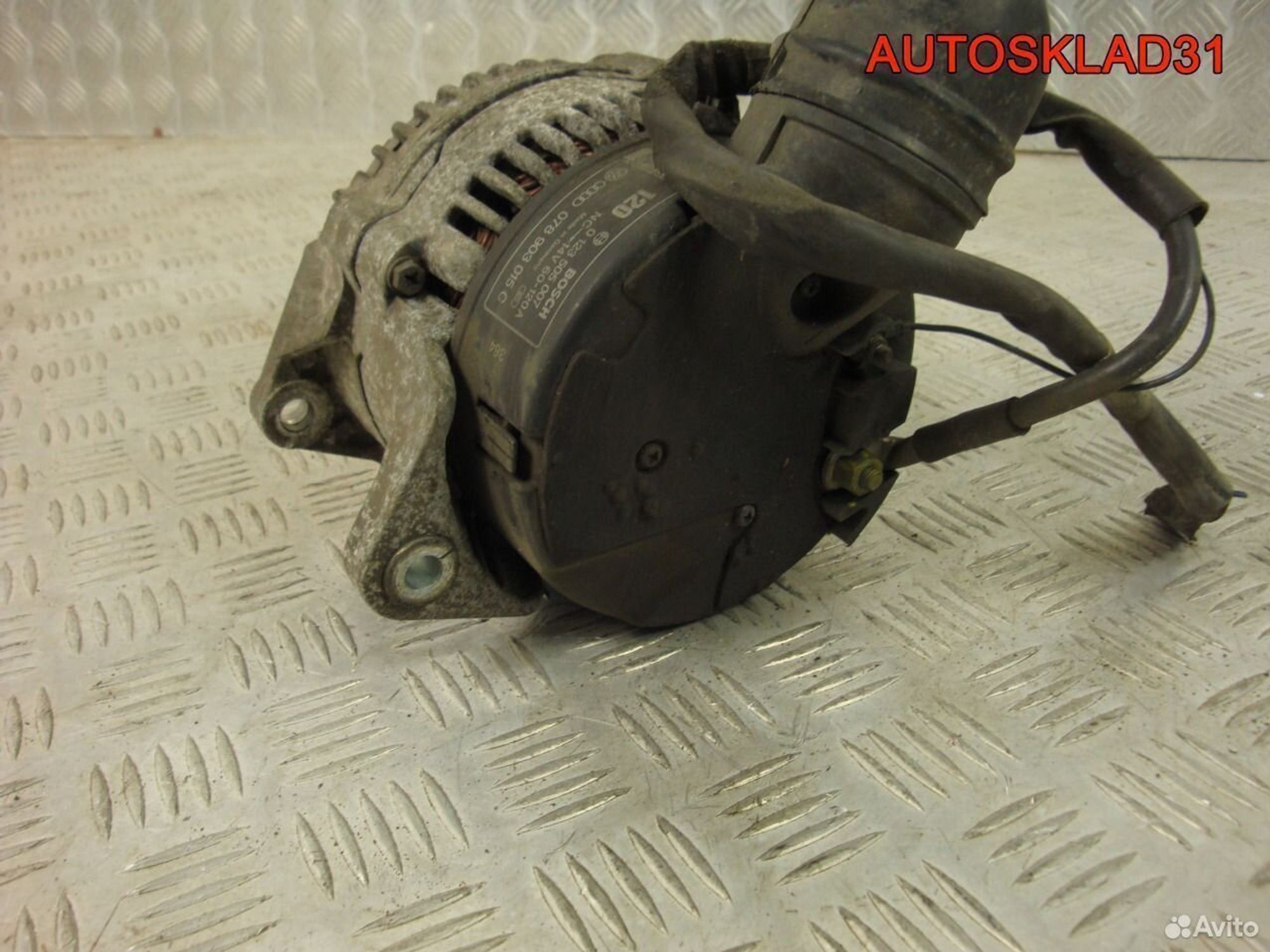 Генератор 120A Audi 100 C4 2.6 ABC 078903015C, 4100 рублей, Дубовое