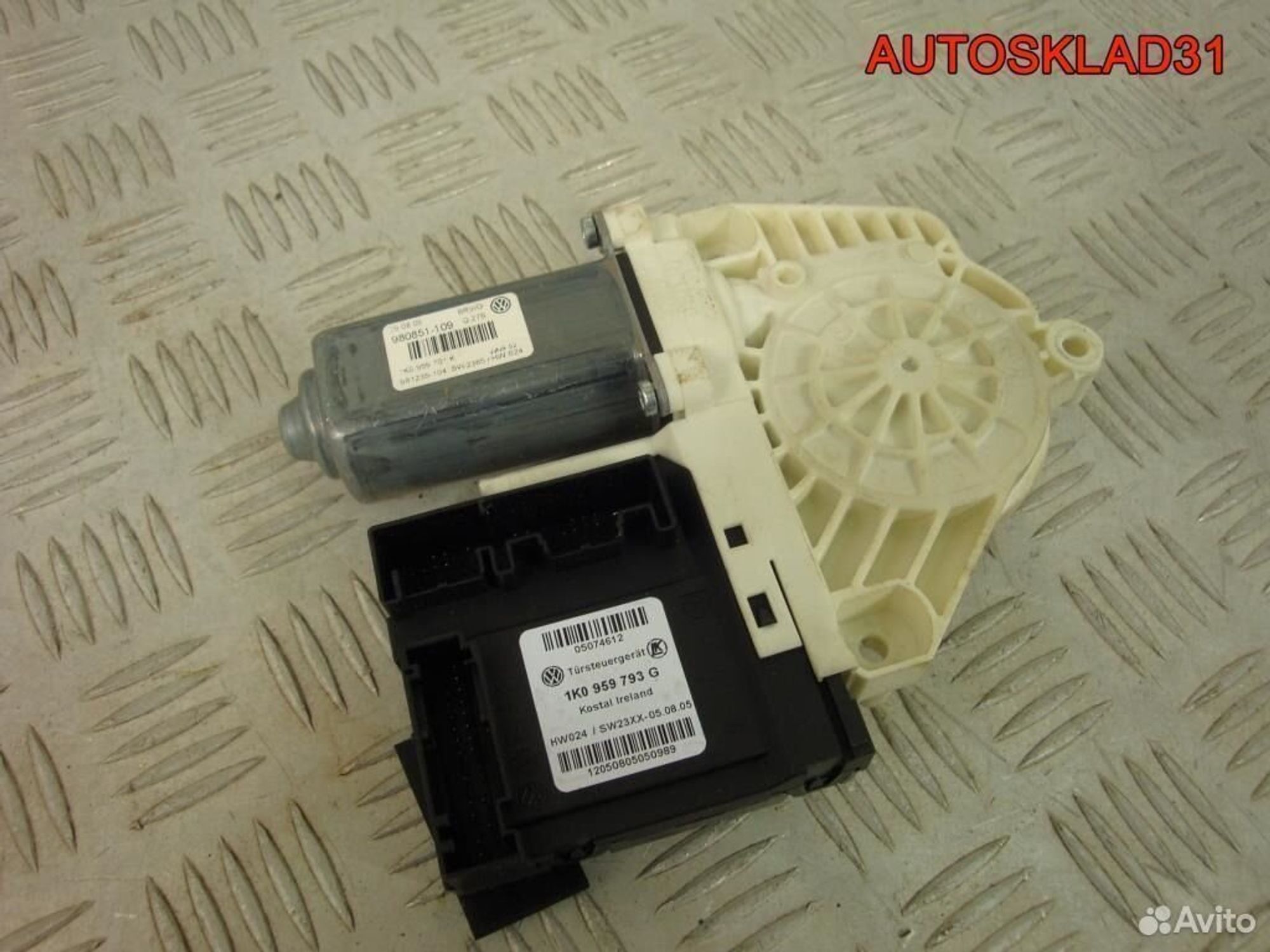 Моторчик стеклоподъёмника VW Passat B6 1К0959702К, 2900 рублей, Дубовое