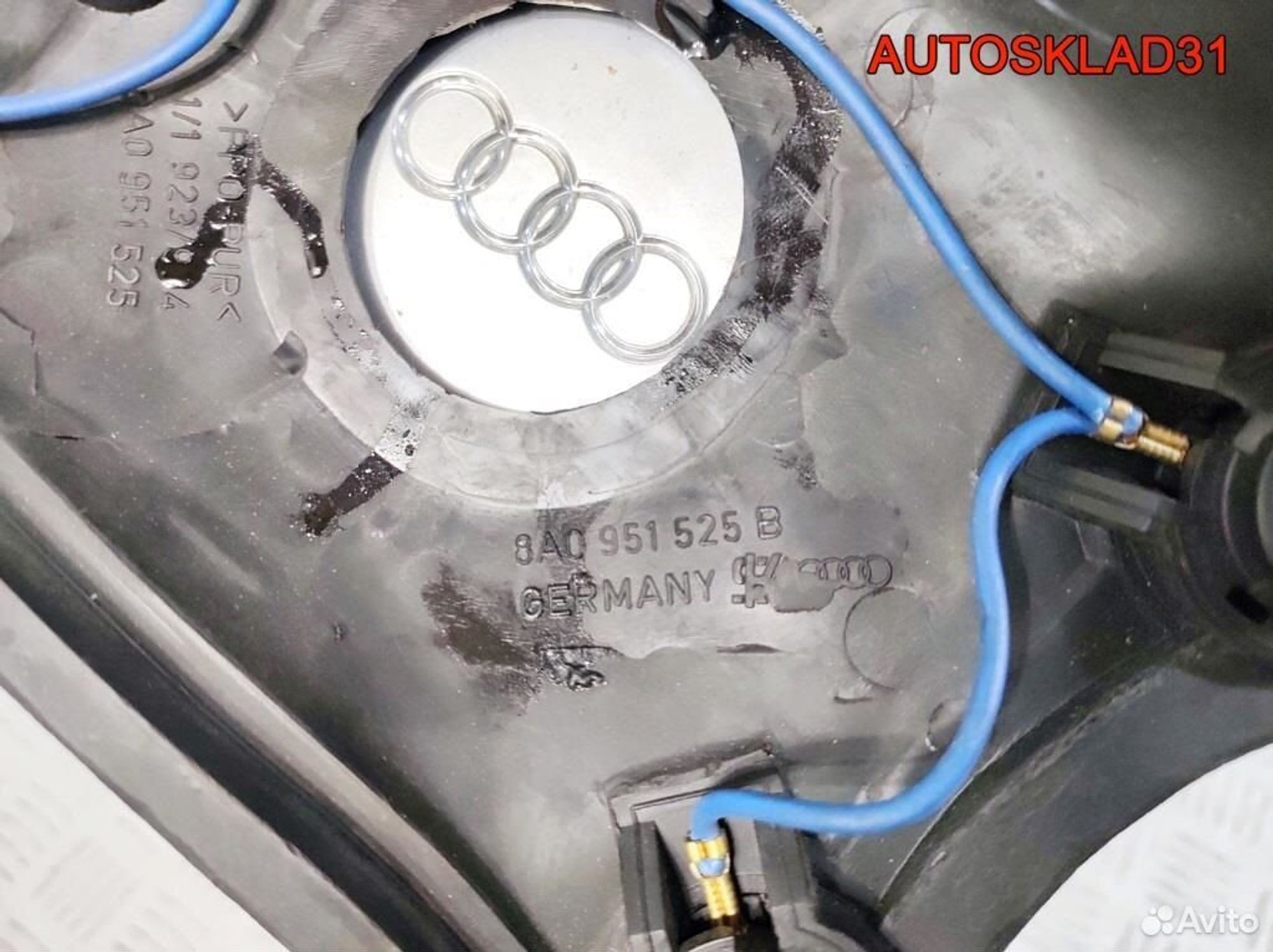 Накладка рулевого колеса Audi A6 C4 8A0951525B, 3600 рублей, Дубовое