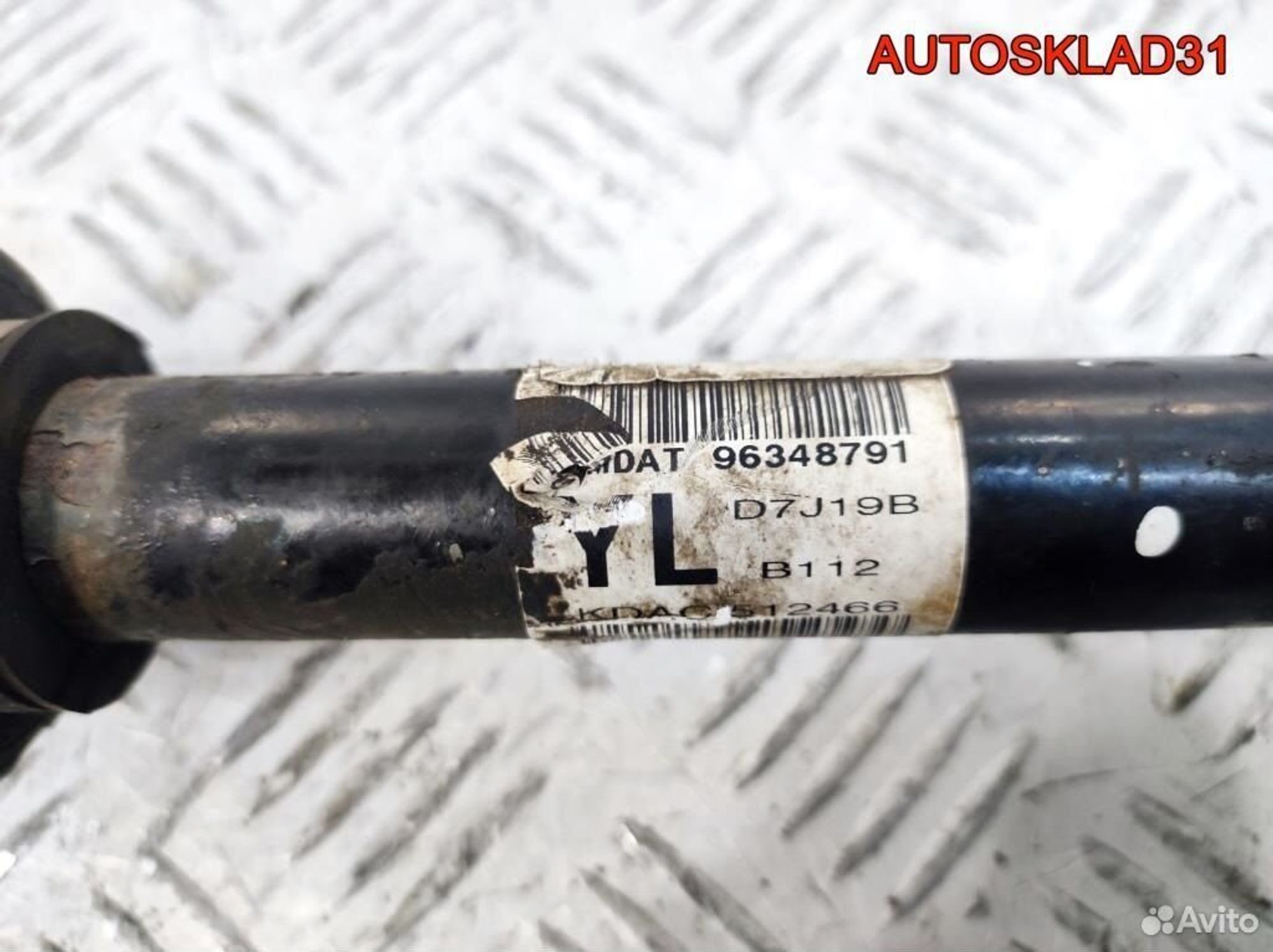 Полуось передняя правая Chevrolet Aveo T200, 10200 рублей, Дубовое