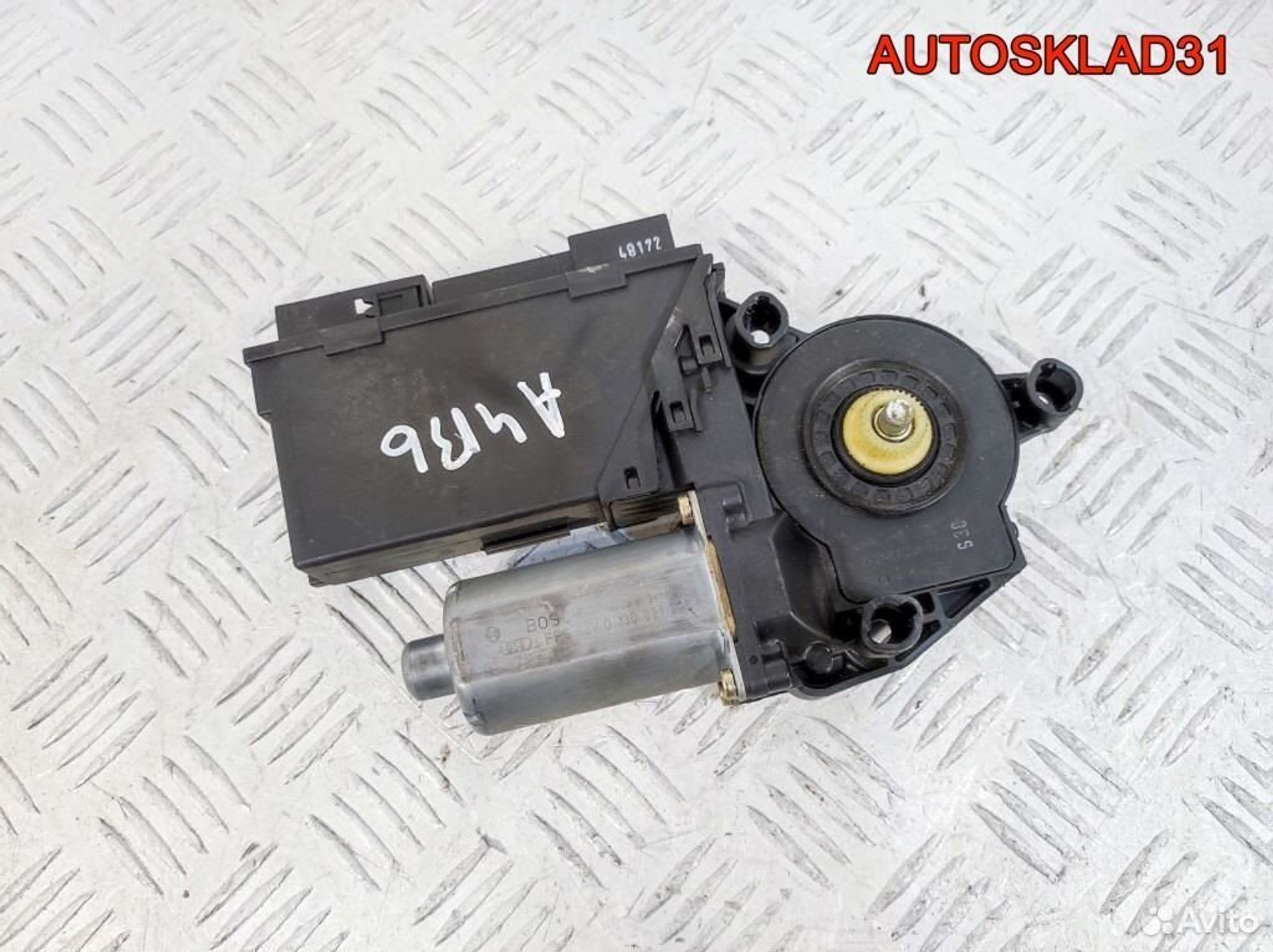 Моторчик стеклоподъемника левый Audi A4 B6, 1800 рублей, Дубовое