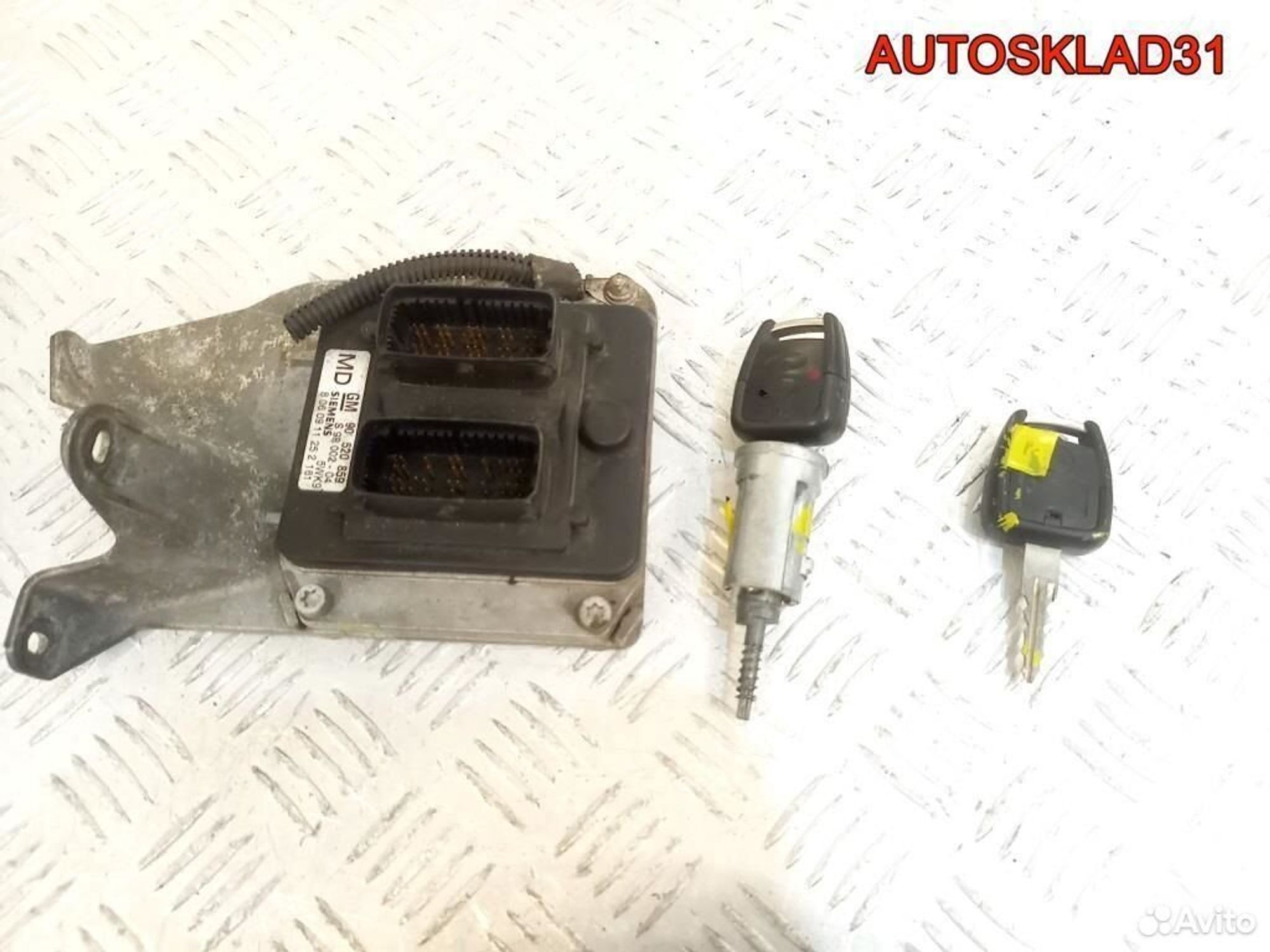 Блок эбу Opel Astra G 2.0 X20XEV 90520859 Бензин, 8100 рублей, Дубовое