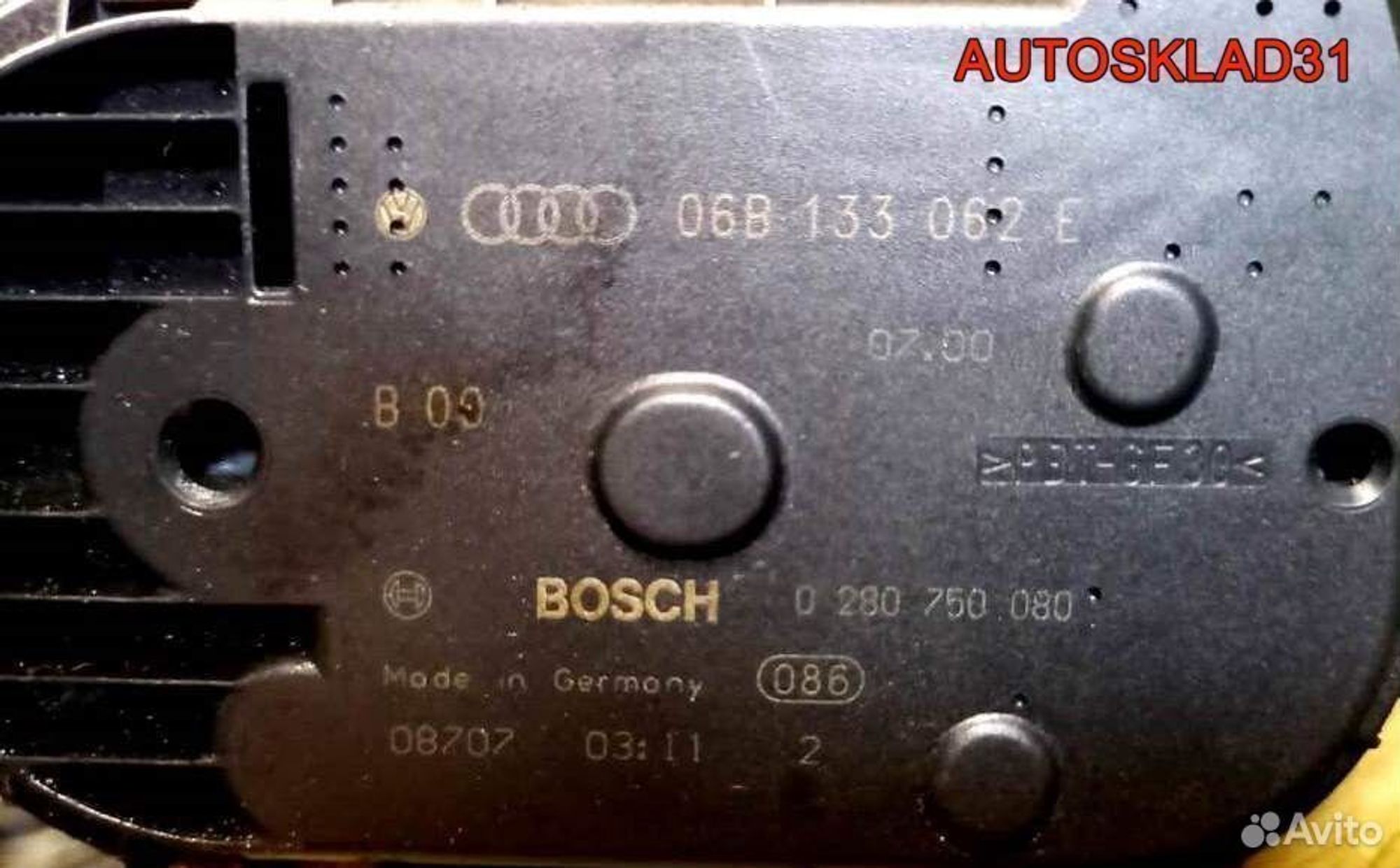 Заслонка дроссельная  Audi A6 C5 ARH 06B133062E, 4100 рублей, Дубовое