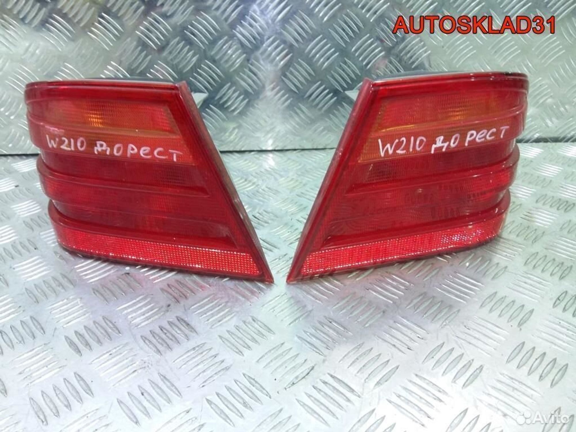 Фонари задние для Mercedes Benz W210 дорестайлинг, 1400 рублей, Дубовое